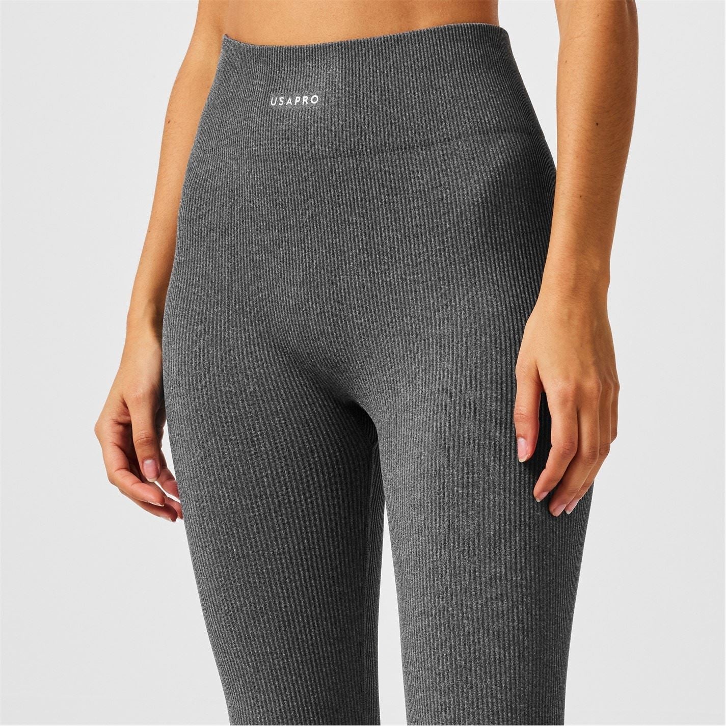 USA Pro Womens Ribbed Leggings