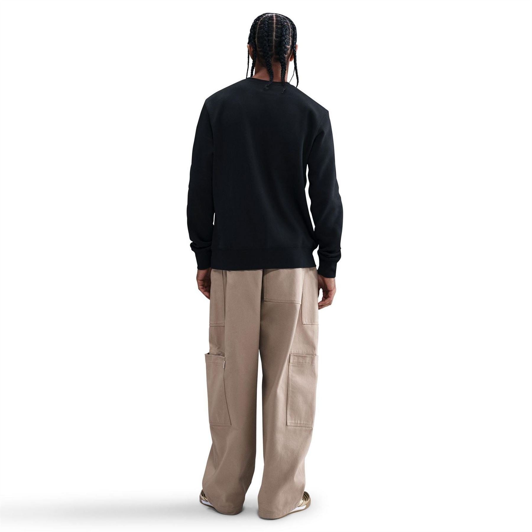Nike Crew Neck Long Sleeve Jersey Sweatshirt
