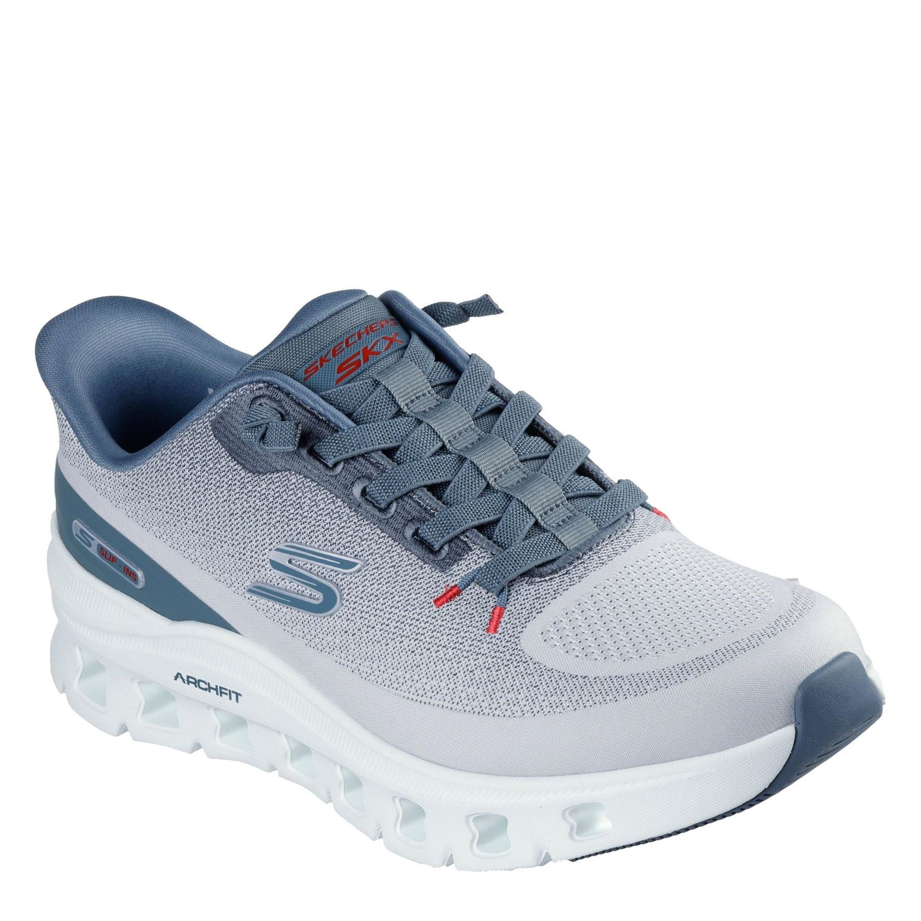 Skechers Mens Fit Glide Step Pro Slip On Trainers
