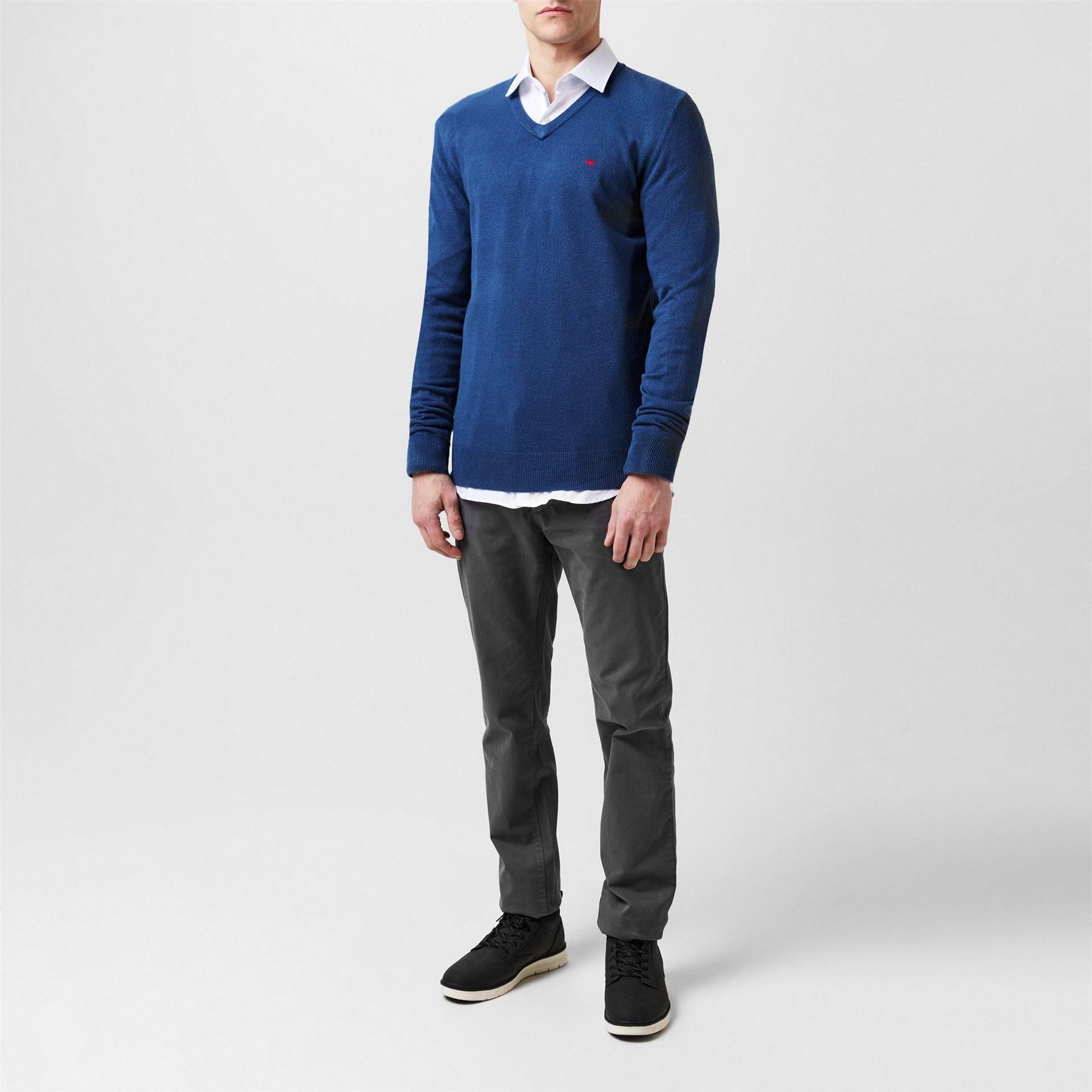 Lee Cooper Cooper Long Sleeve V Neck Jumper