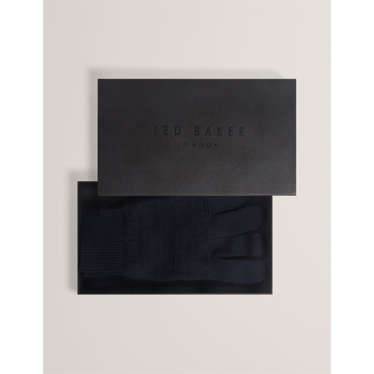Ted Baker Check Hat And Glove Set