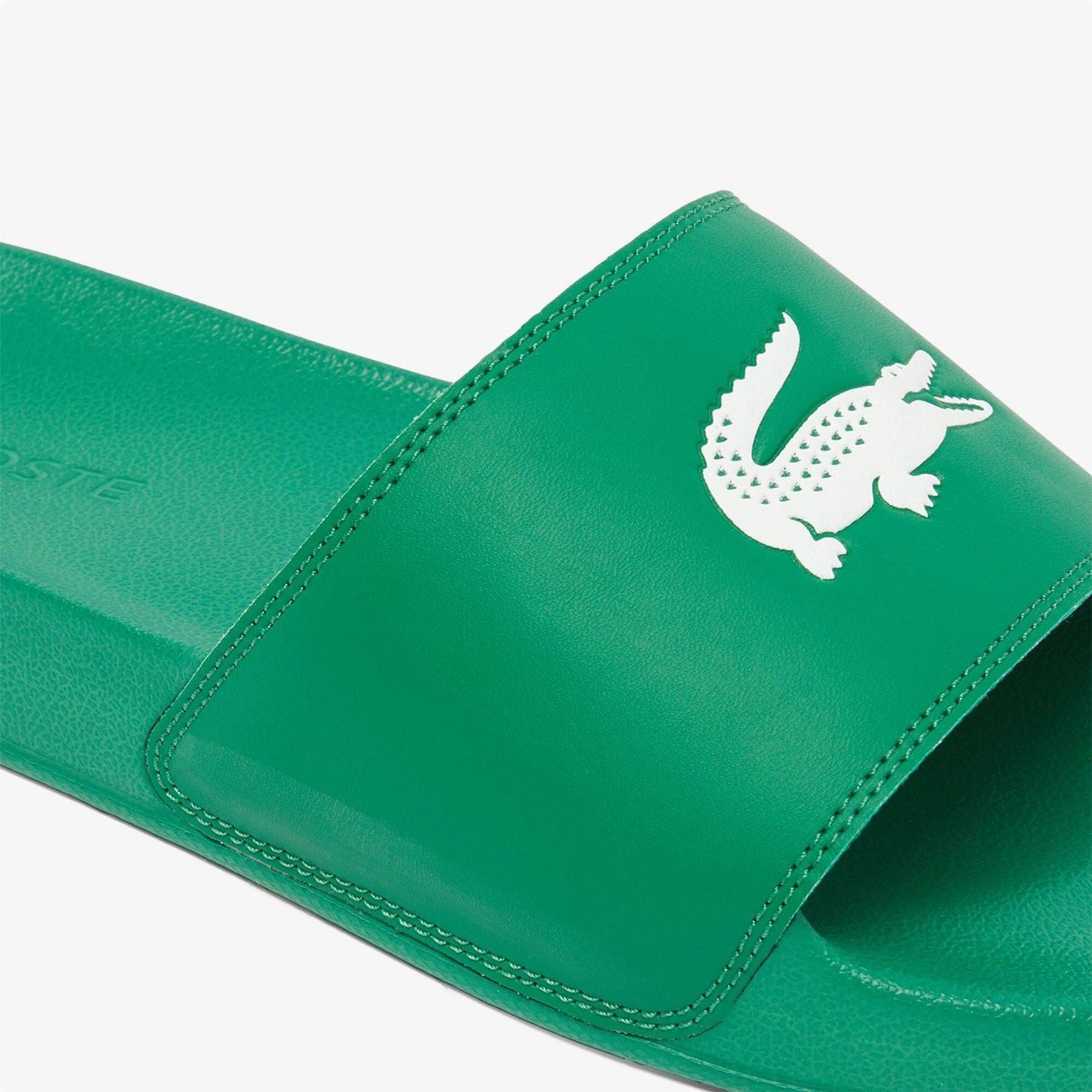 Lacoste Serve Crocodile Print Slide Mules