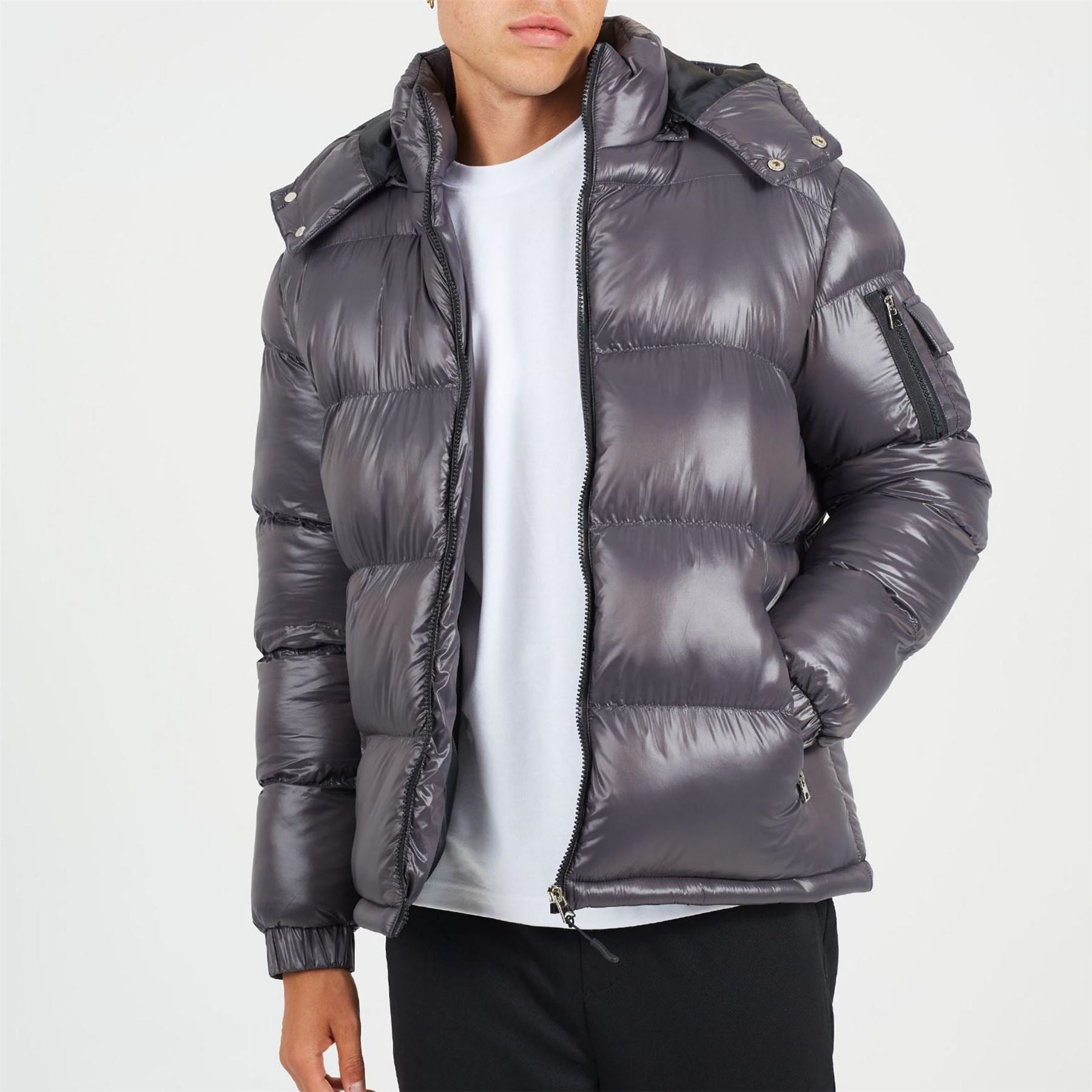Brave Soul Medium Puffer Jacket