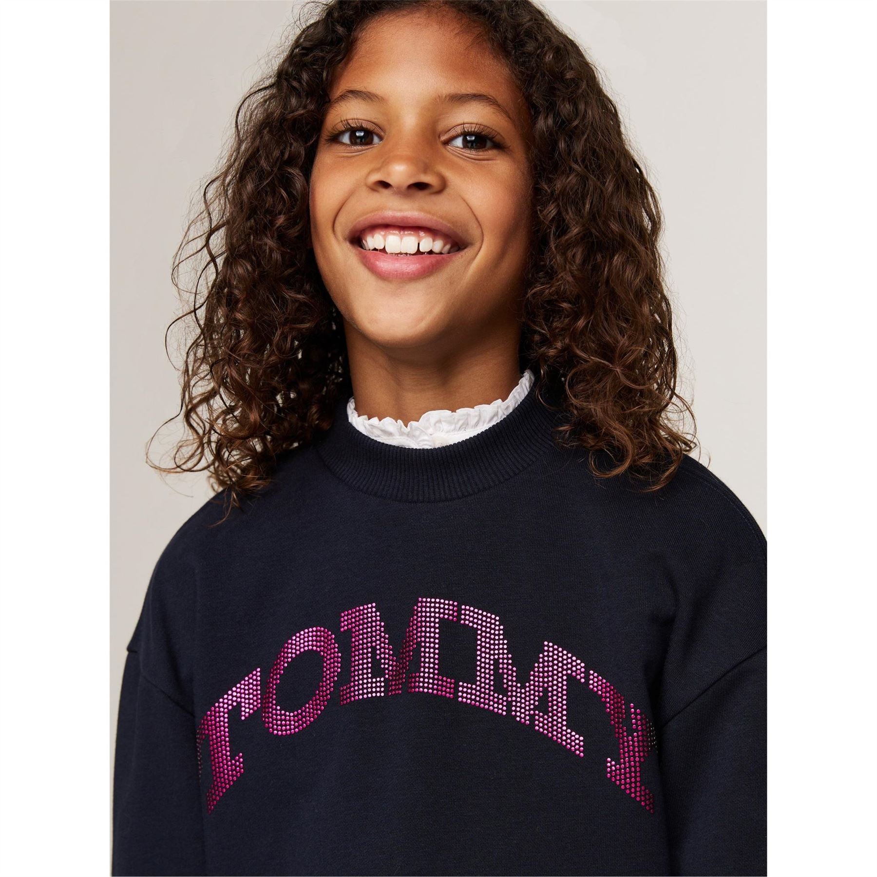 Tommy Hilfiger Foil Crew Neck Sweatshirt Juniors