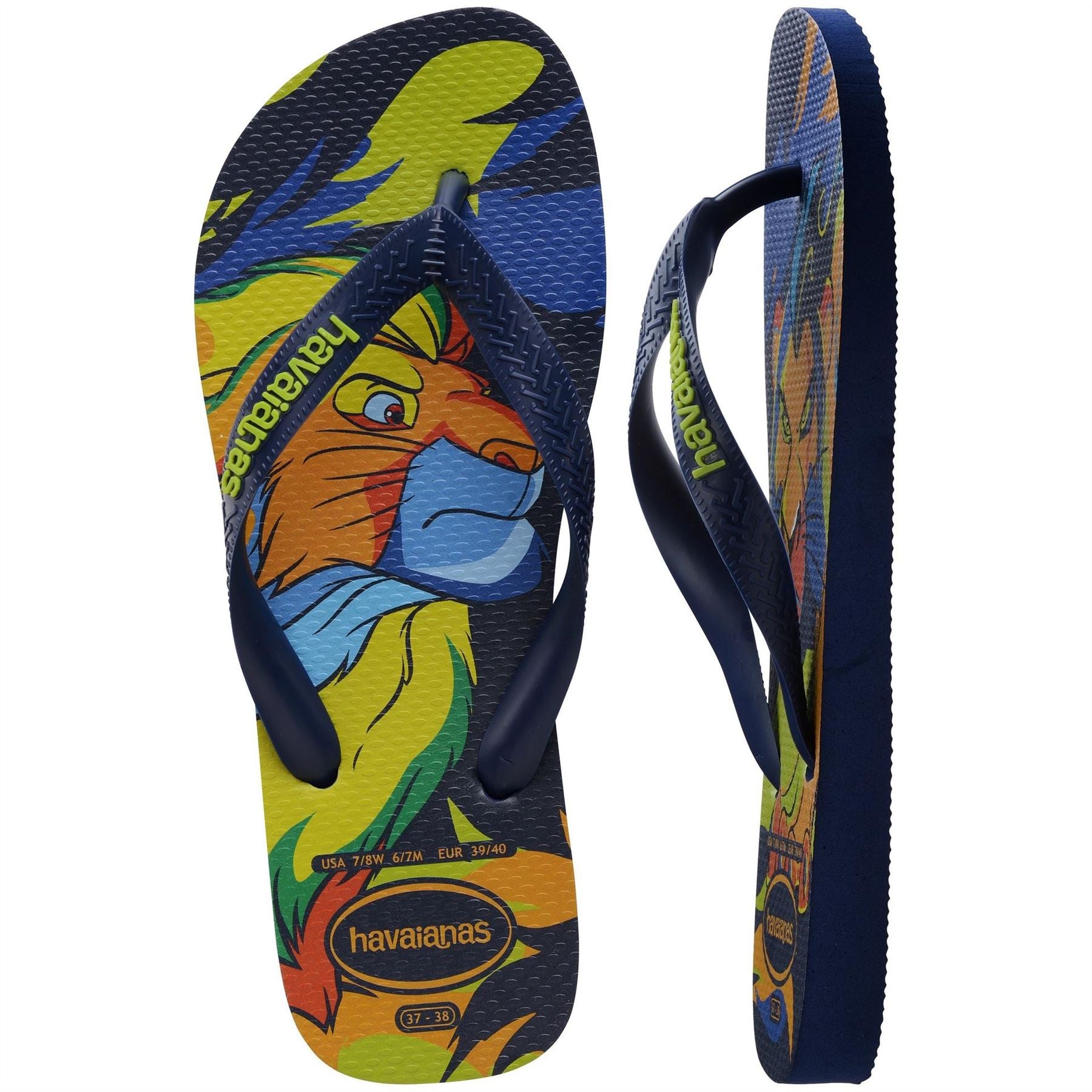 Havaianas Disney Cartoon Print Flip Flop Sandals