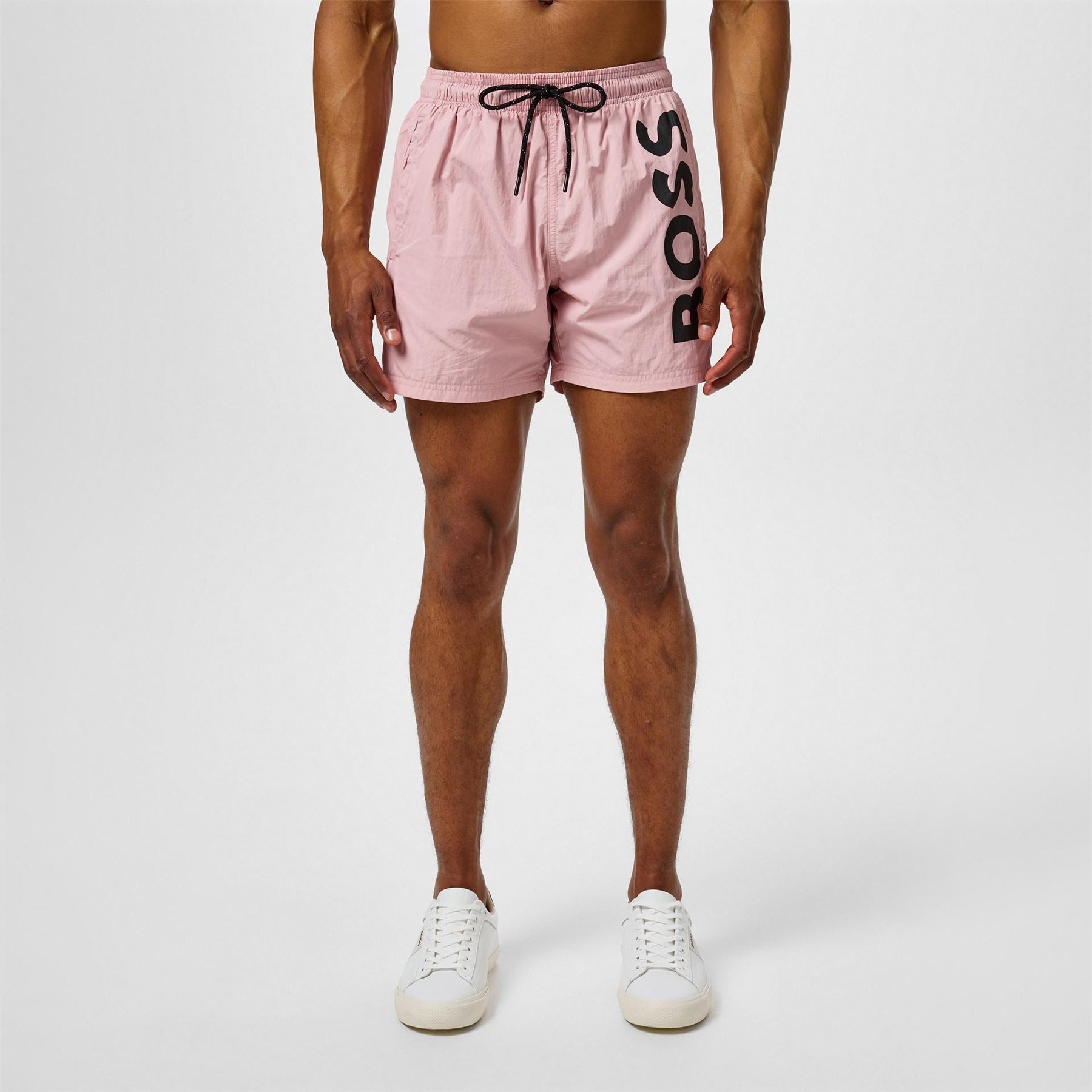 Boss Octopus Swim Shorts With Bold  Branding