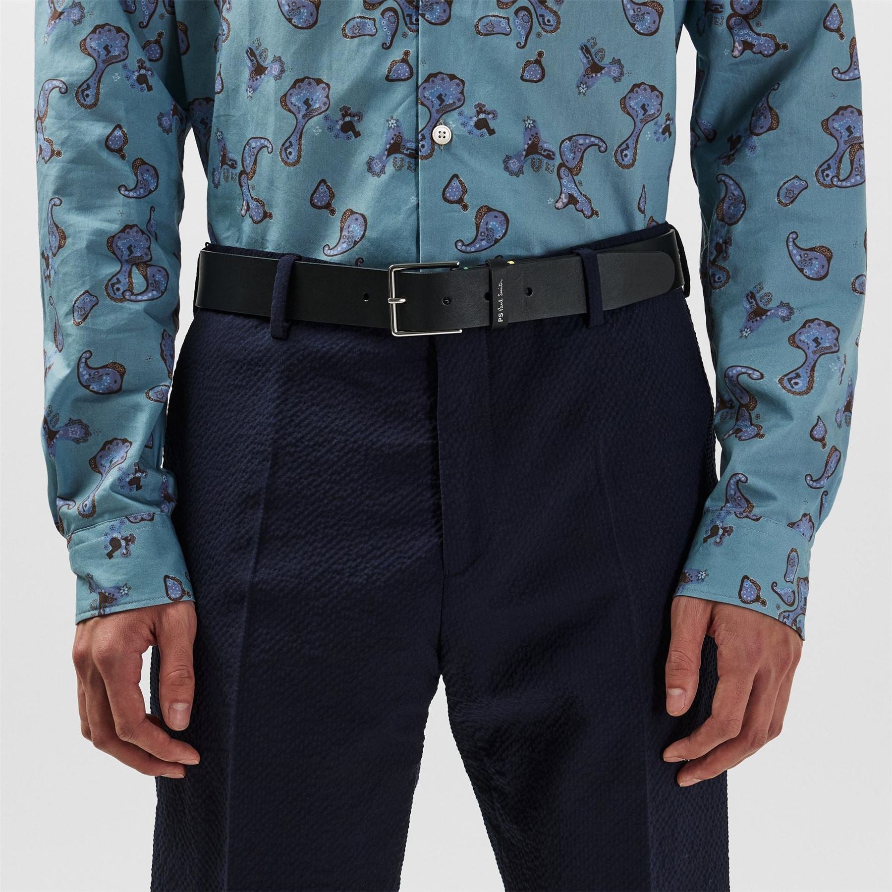 PS Paul Smith Paul Pin Buckle Logo Belt