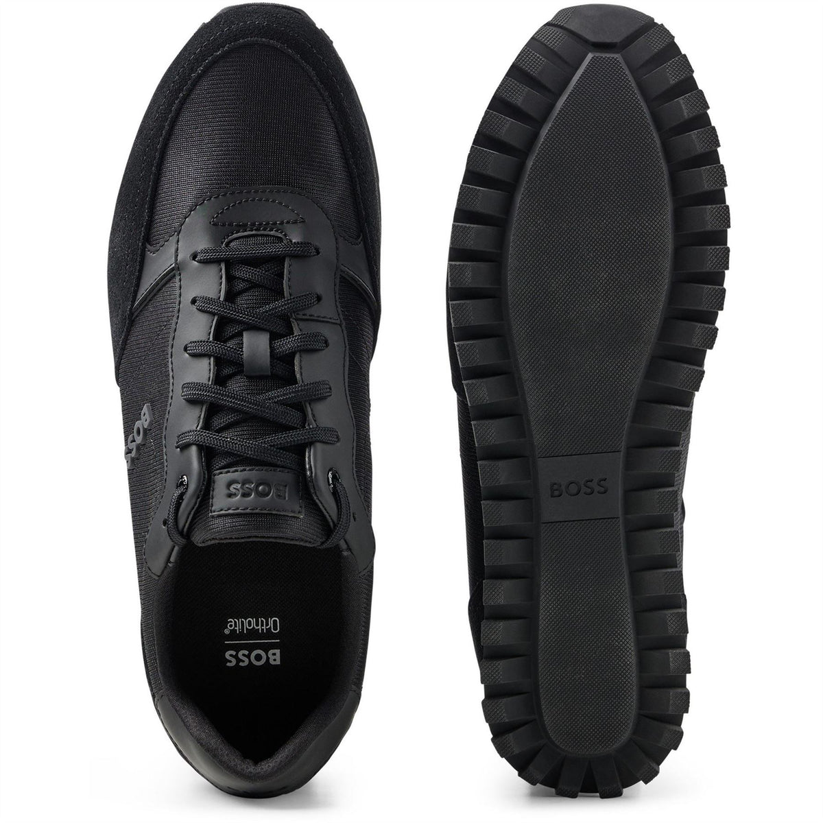 Boss Parkour Runners Textured Mesh Trainers