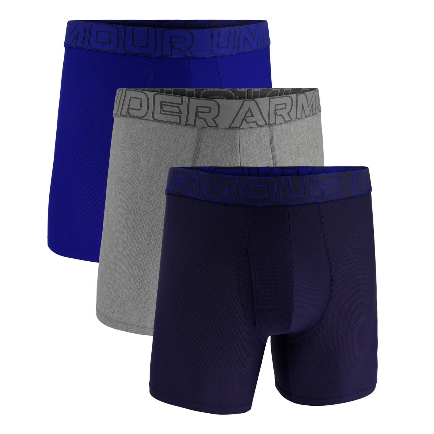 Under Armour Performance Mesh 6 Inch 3 Pack Boxer Brief
