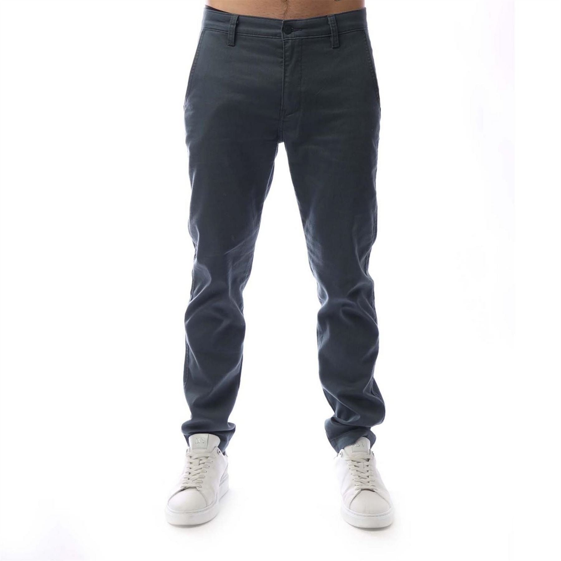 Levis Solid Patterned Slim Chinos