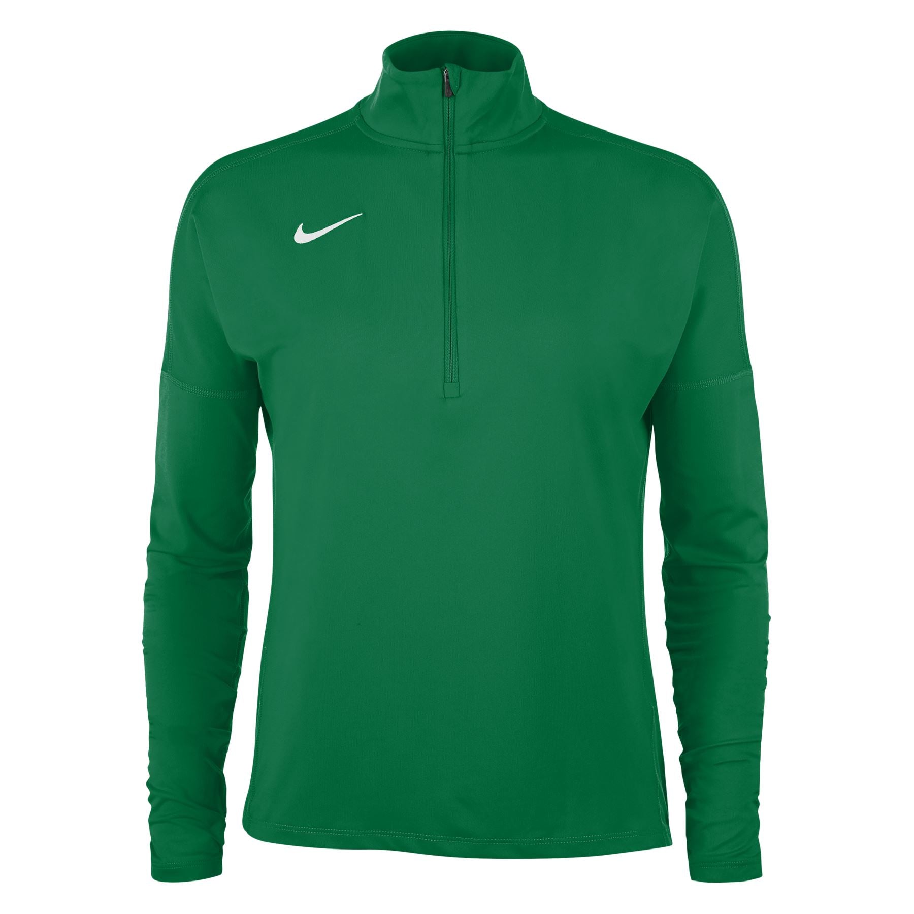 Nike Zip Neck Raglan Sleeve Athletic Jersey Top