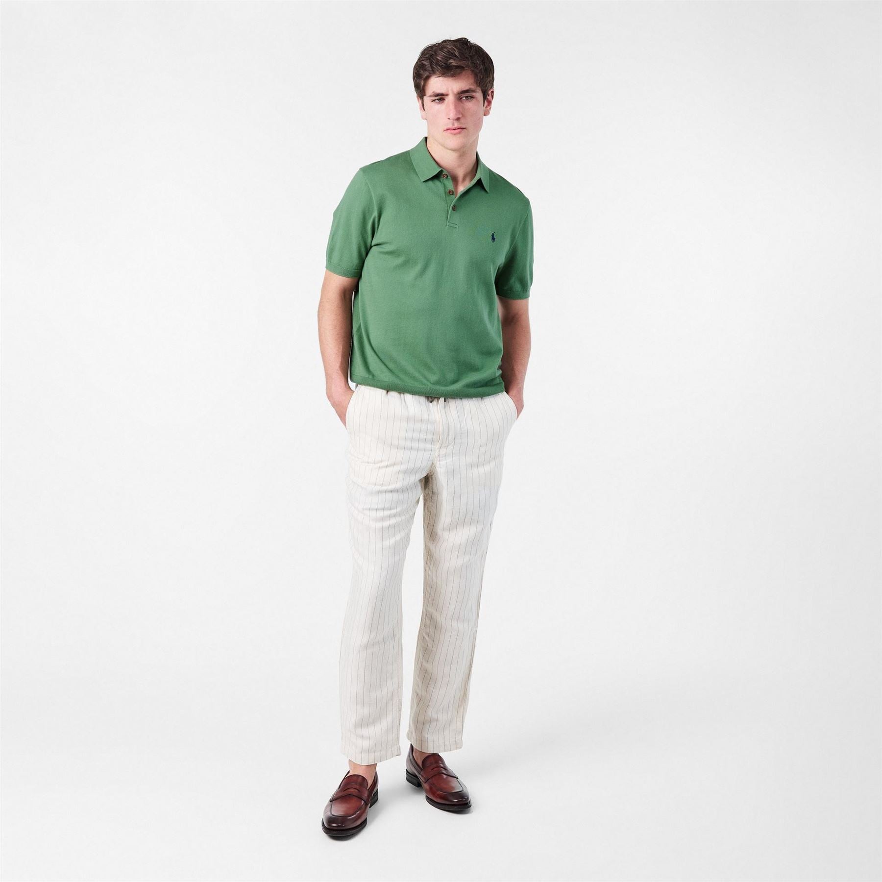 Polo Ralph Lauren Knitted Short Sleeve Polo Shirt
