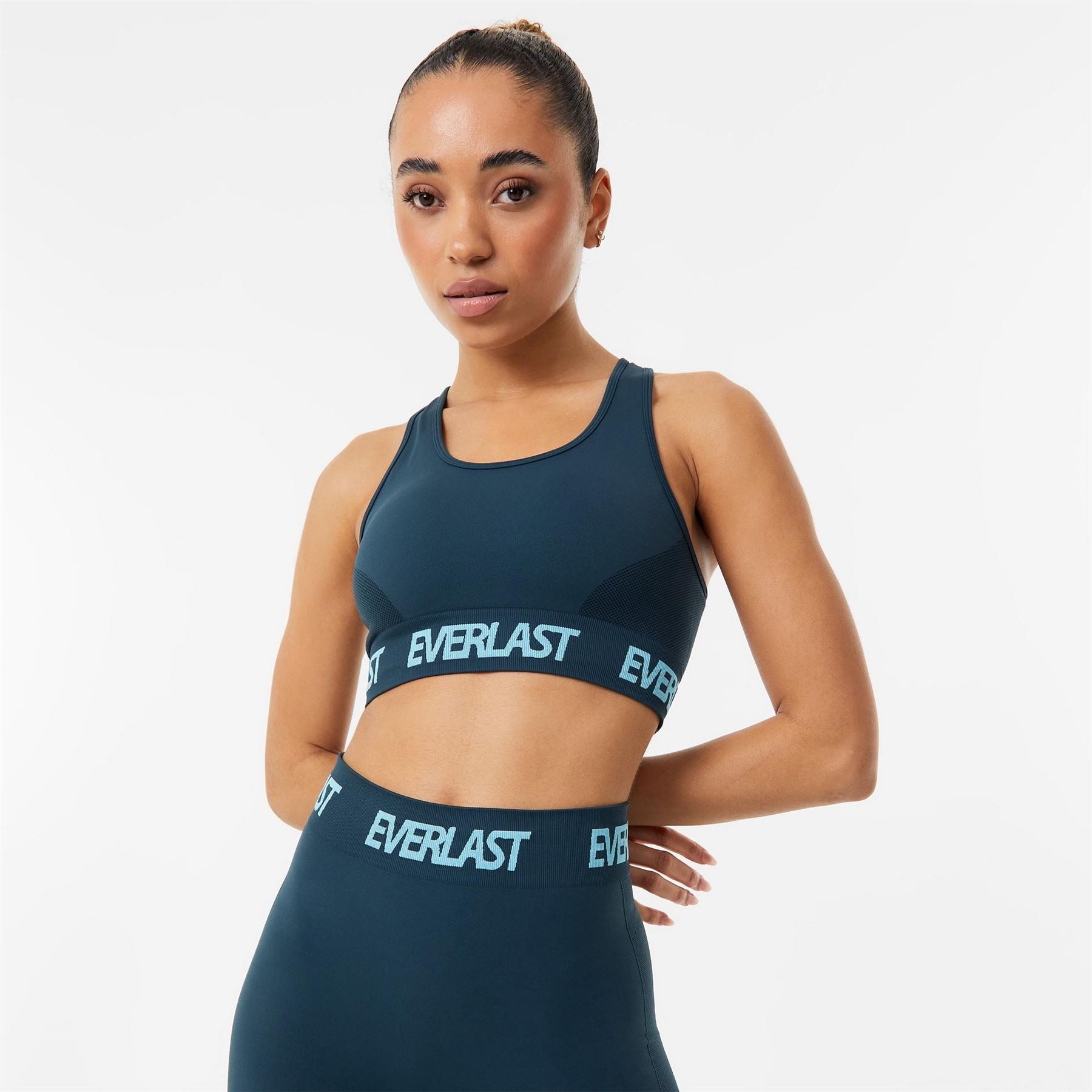Everlast Womens Seamless Logo Sports Bra