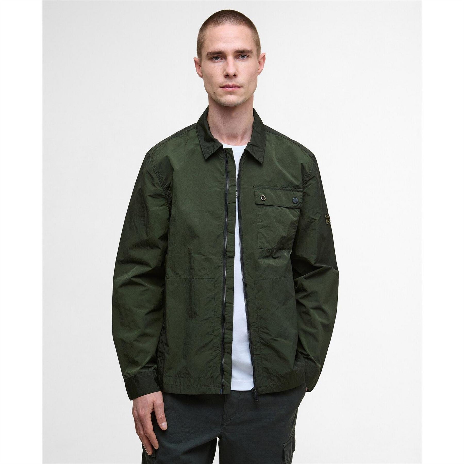 Barbour International Inline Zip Through Overshirt