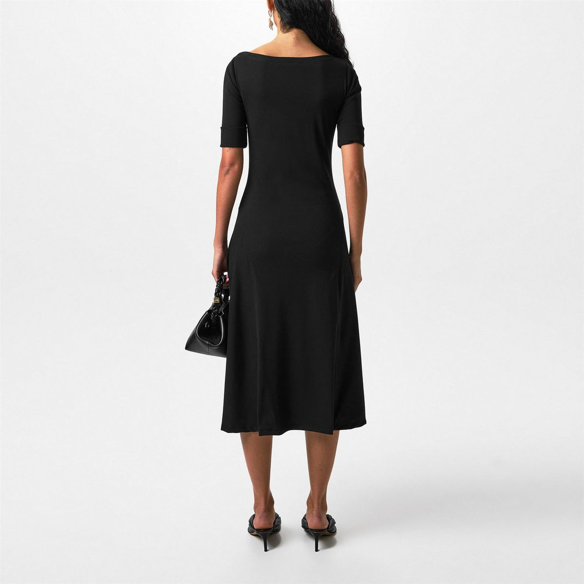 Lauren by Ralph Lauren Boat Neck Jersey Midi Dress