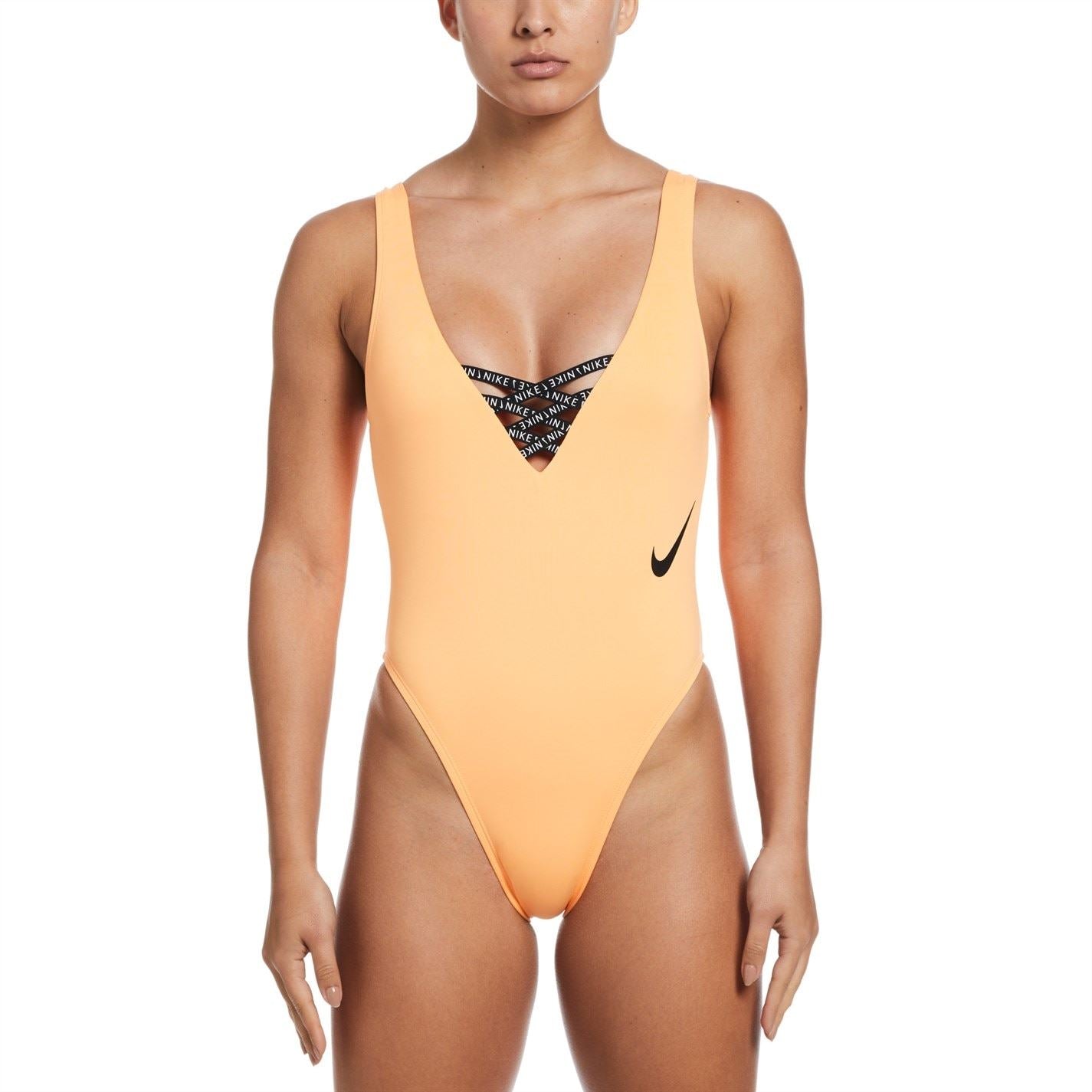 Nike Womens Sneakerkini U Back One Piece Swimsuit