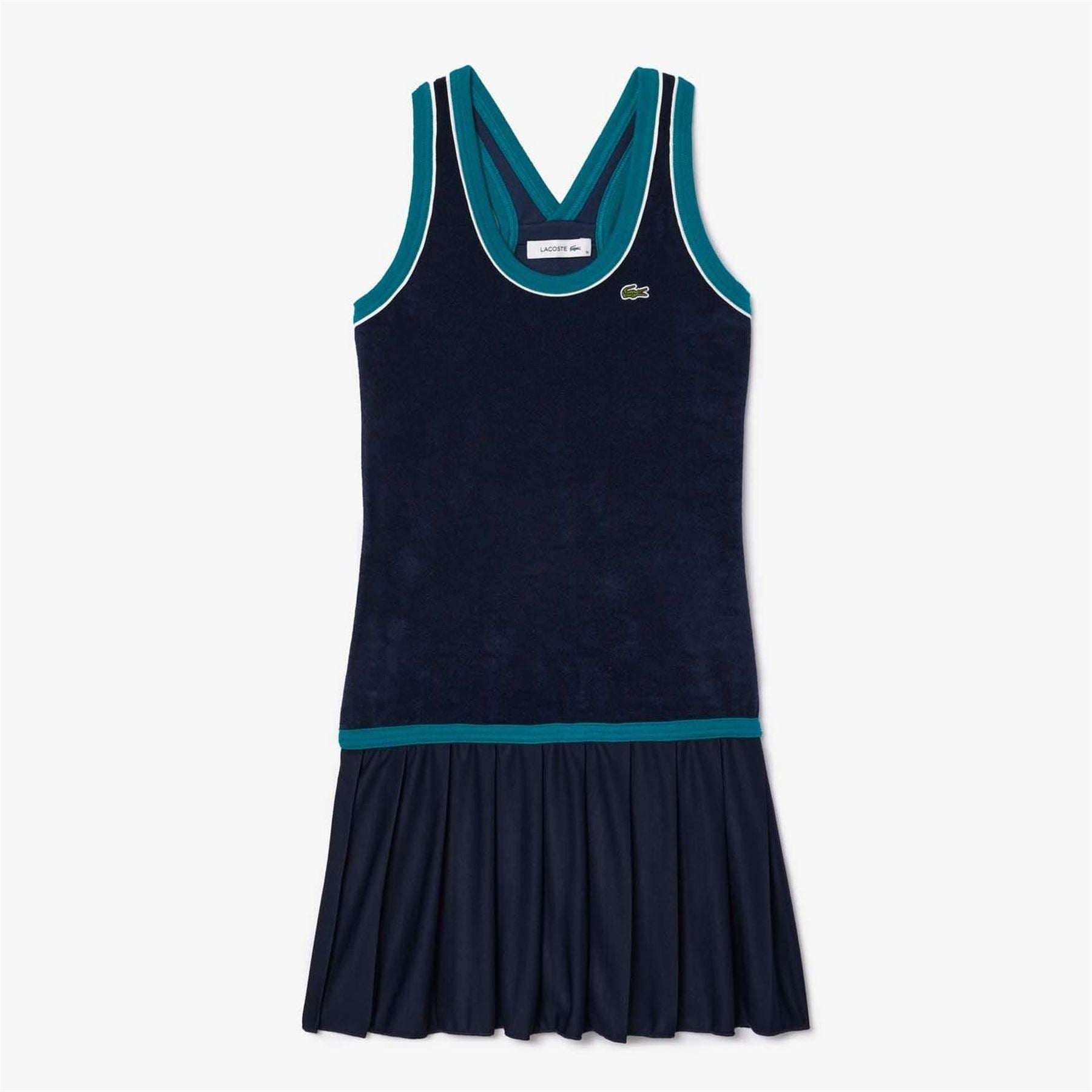 Lacoste Fit Cross Back Terry Dress
