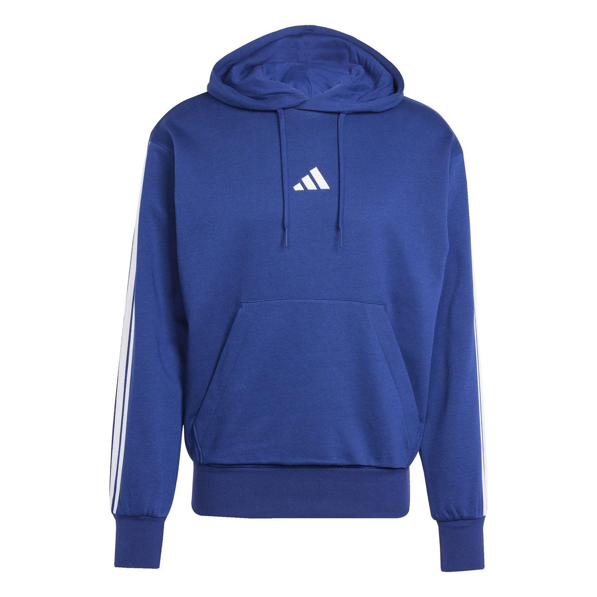 adidas Mens Fleece 3 Stripes Hoodie