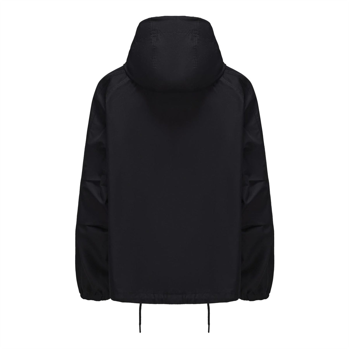 Pretty Green Hooded Drawstring Solid Patterned Field Parka Coat