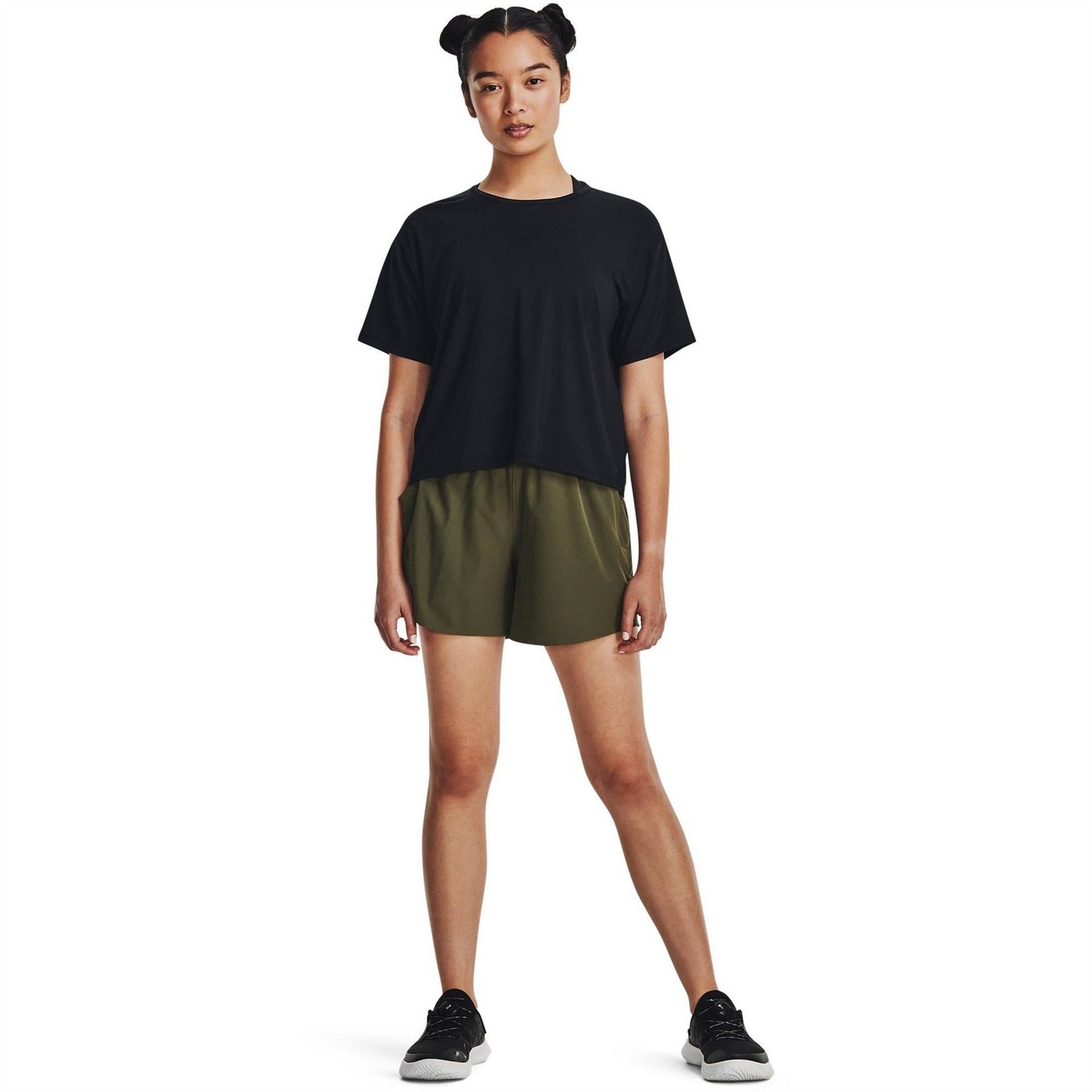 Under Armour Womens Armour Motion Ss Gym Top