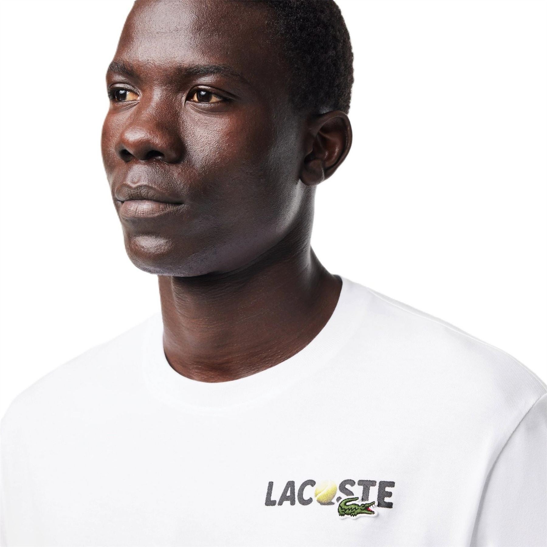 Lacoste Graphic Print Regular Fit Crew Neck T-Shirt