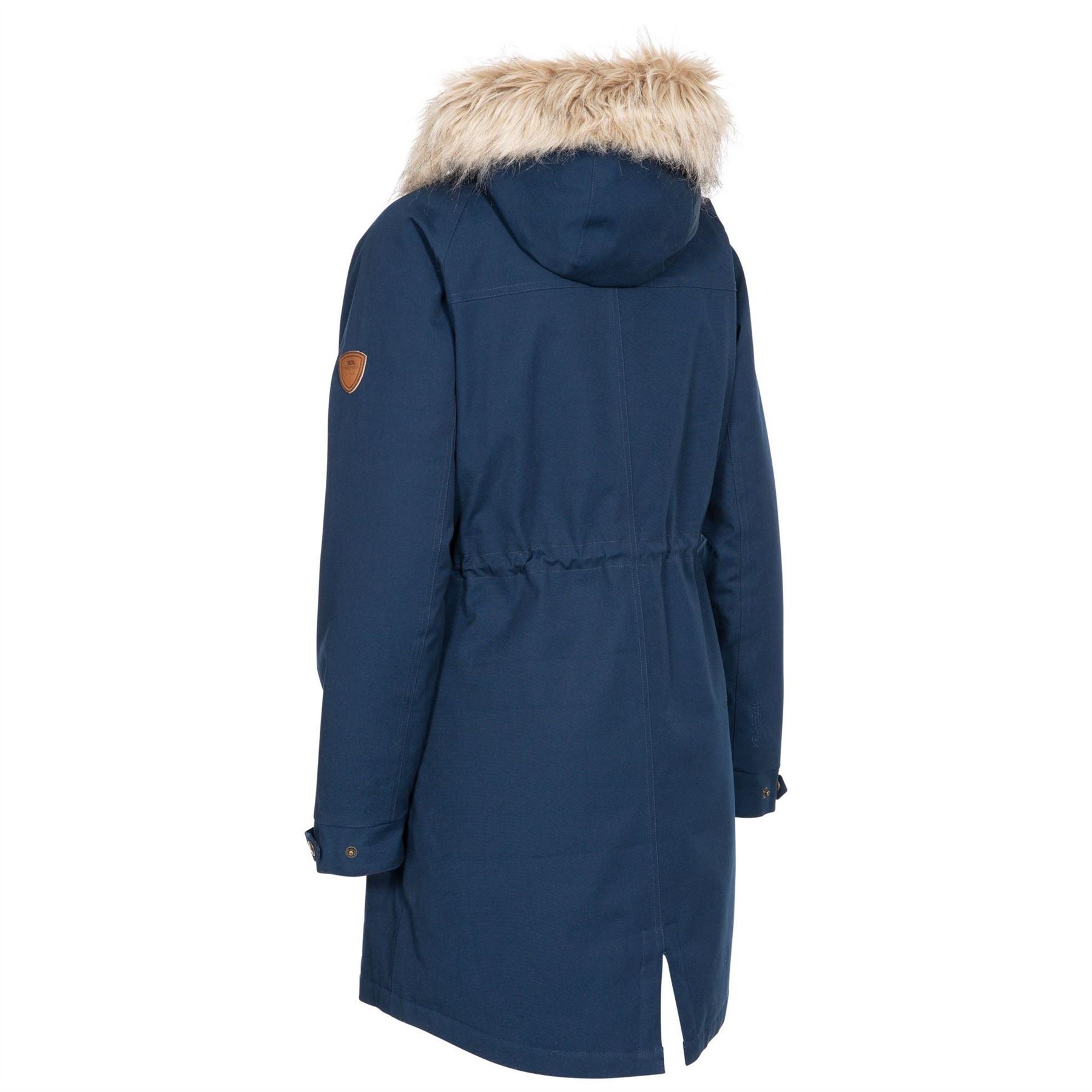 Trespass Faithful Hooded Solid Patterned Parka Coat