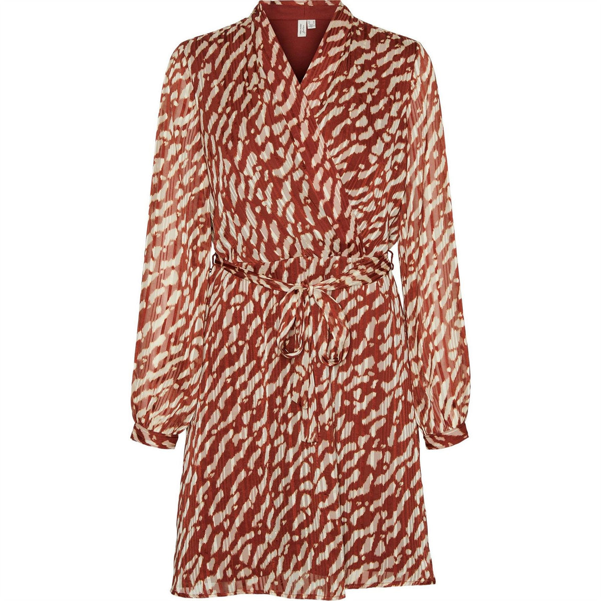 Vero Moda Rie V-Neck Knee Length Wrap Dress