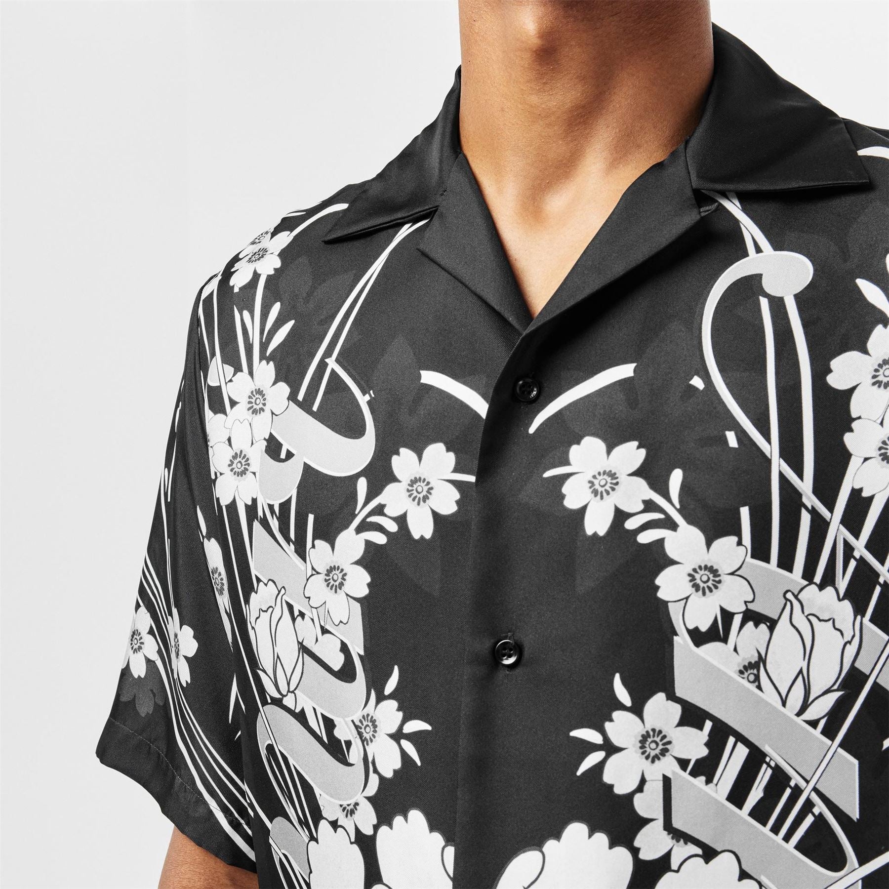 Amiri Floral Short Sleeve Bowling Shirt