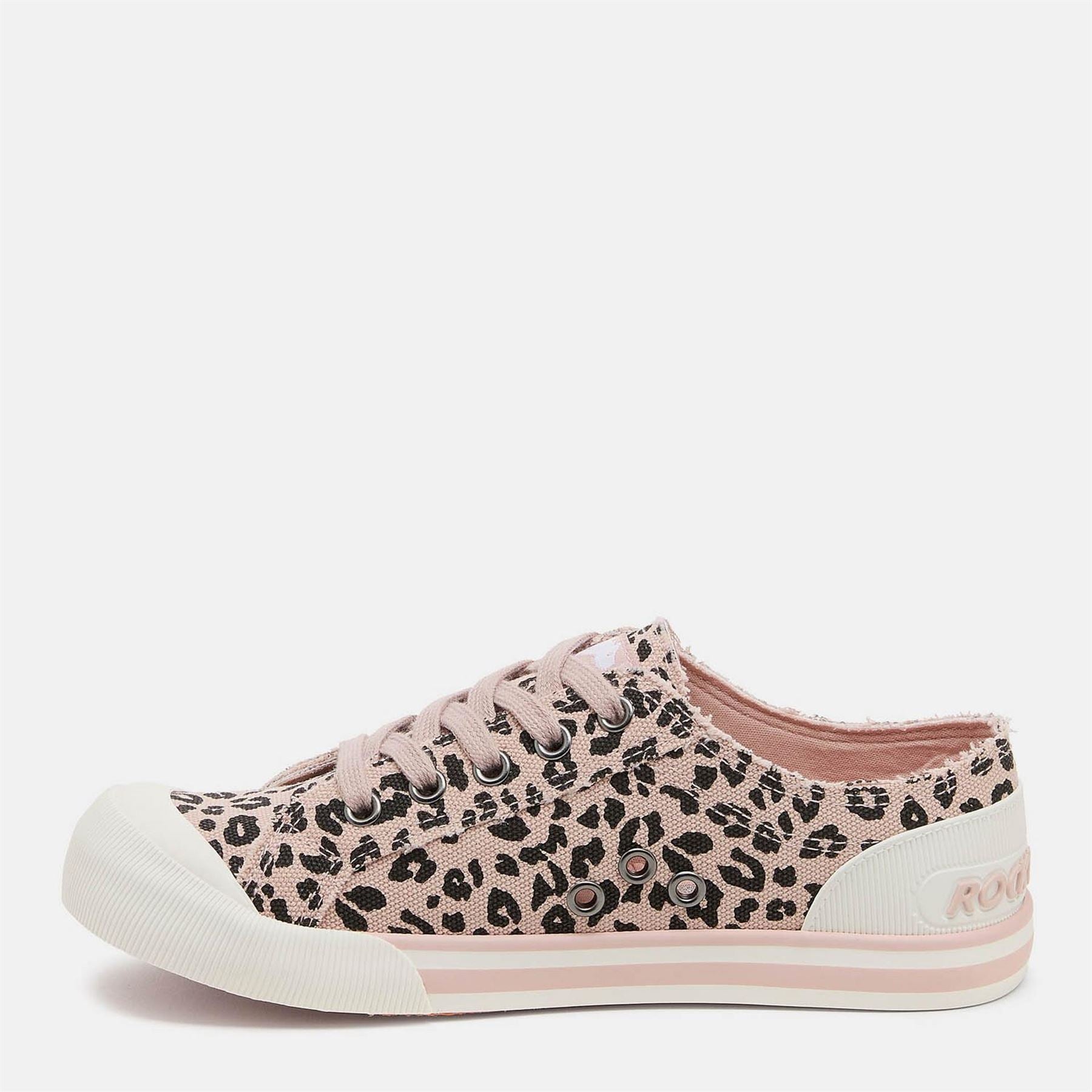 Rocket Dog Jazzin Leon C Leopard Capped Toe Sneakers