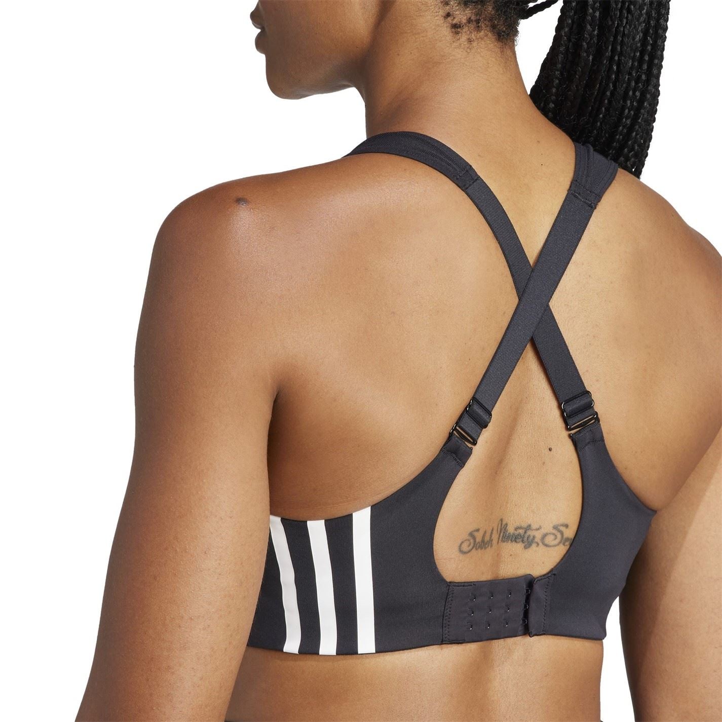 adidas Snug Fit Cropped Spaghetti Straps Sports Bra