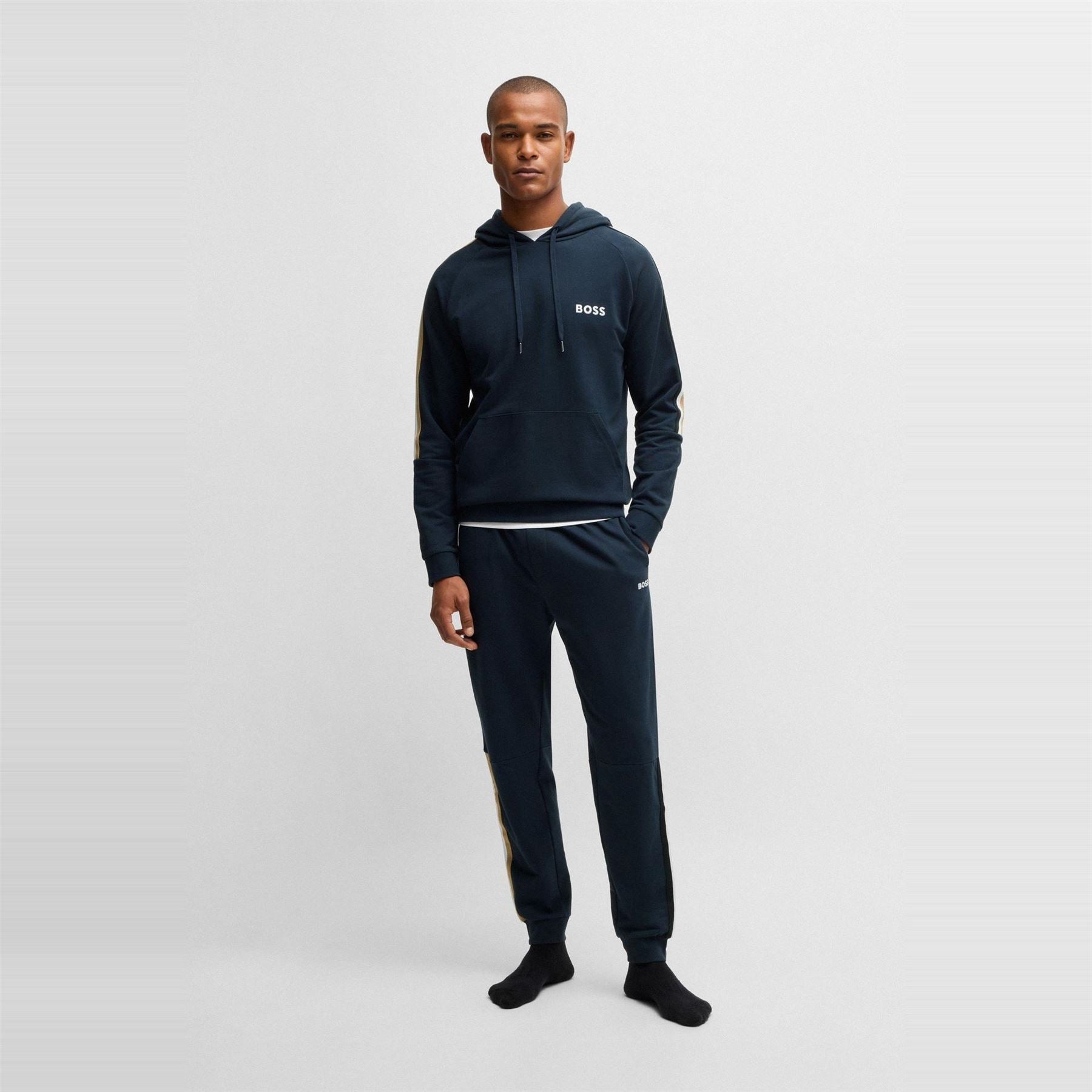 Boss Iconic Hooded Neck Raglan Sleeve Sweatshirt