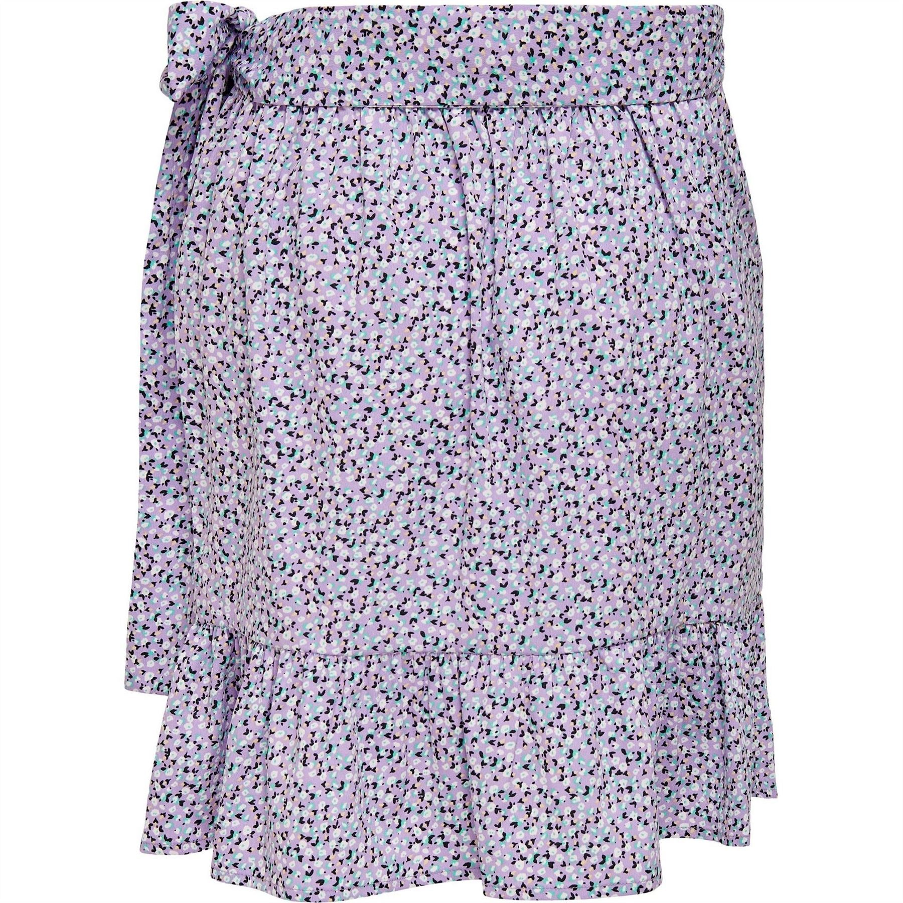 Only Print Wrap Skirt