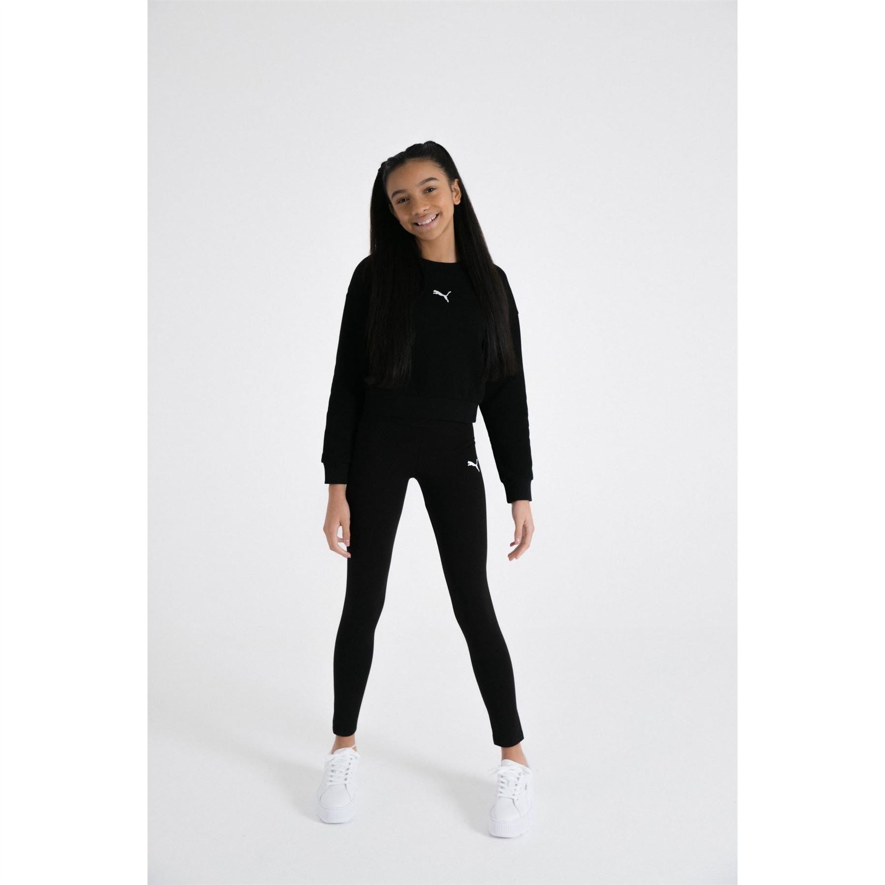 Puma Sweater Leggings Set Junior Girls