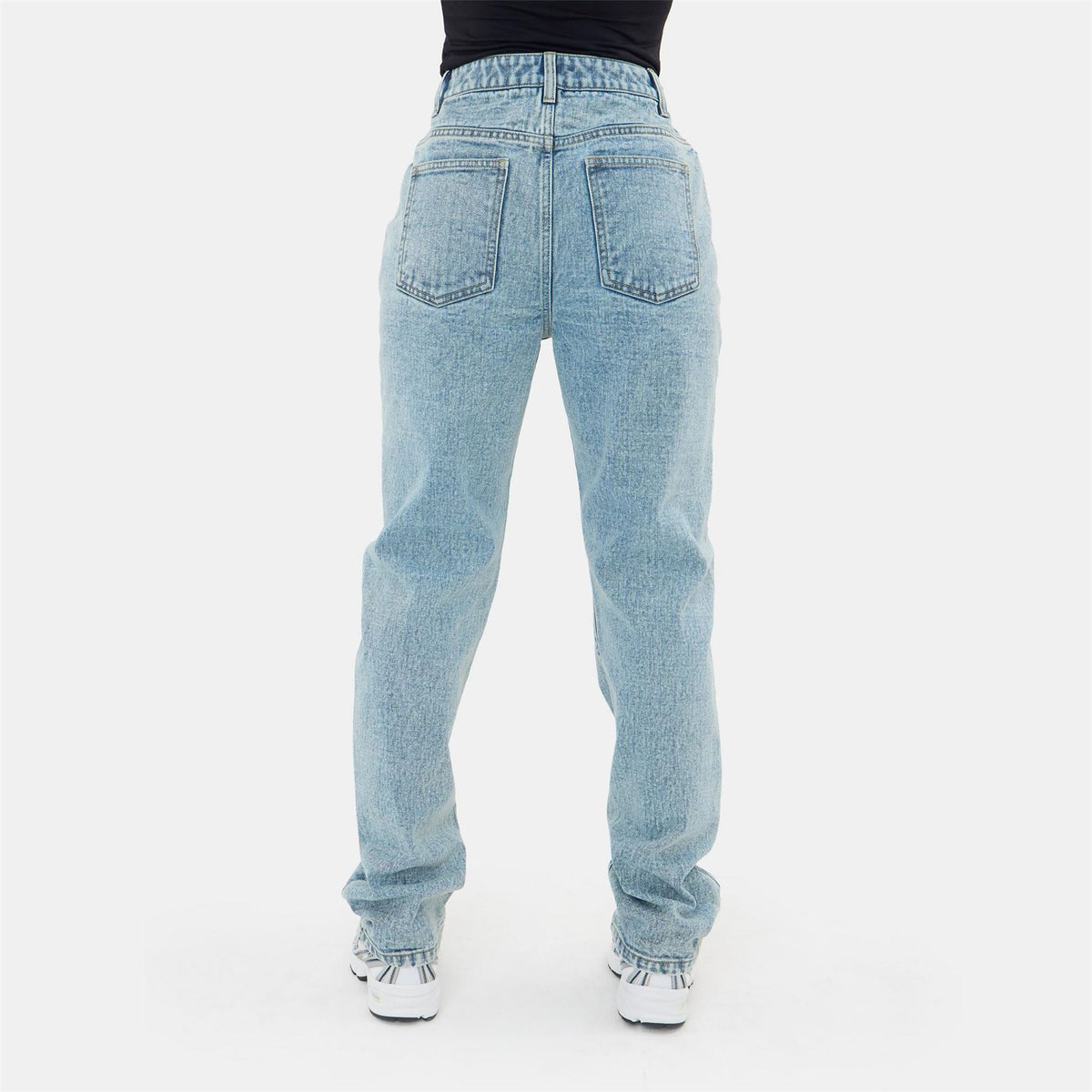 I Saw It First High Rise Straight Fit Five Pocket Jeans