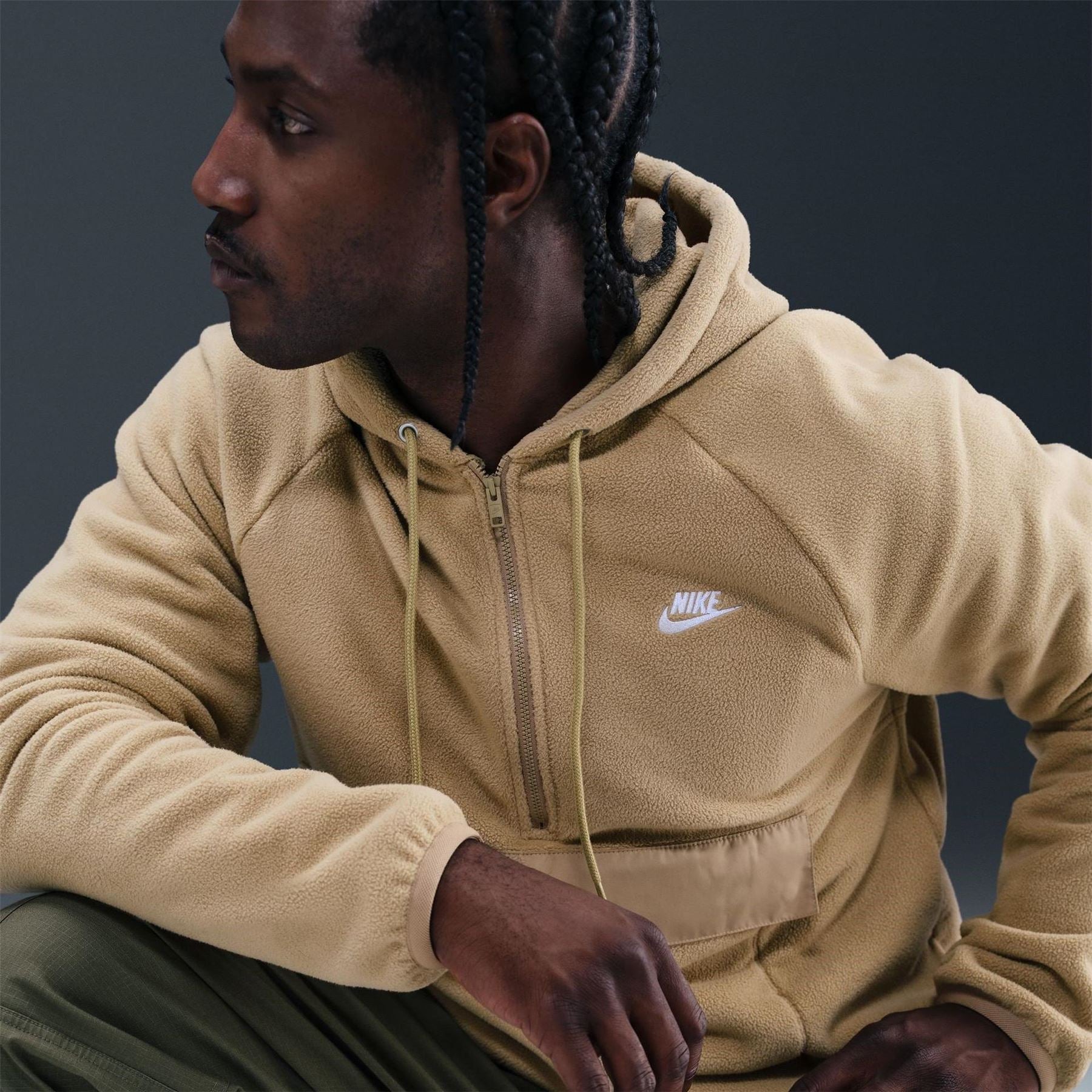 Nike Hooded Neck Raglan Sleeve Sweatshirt