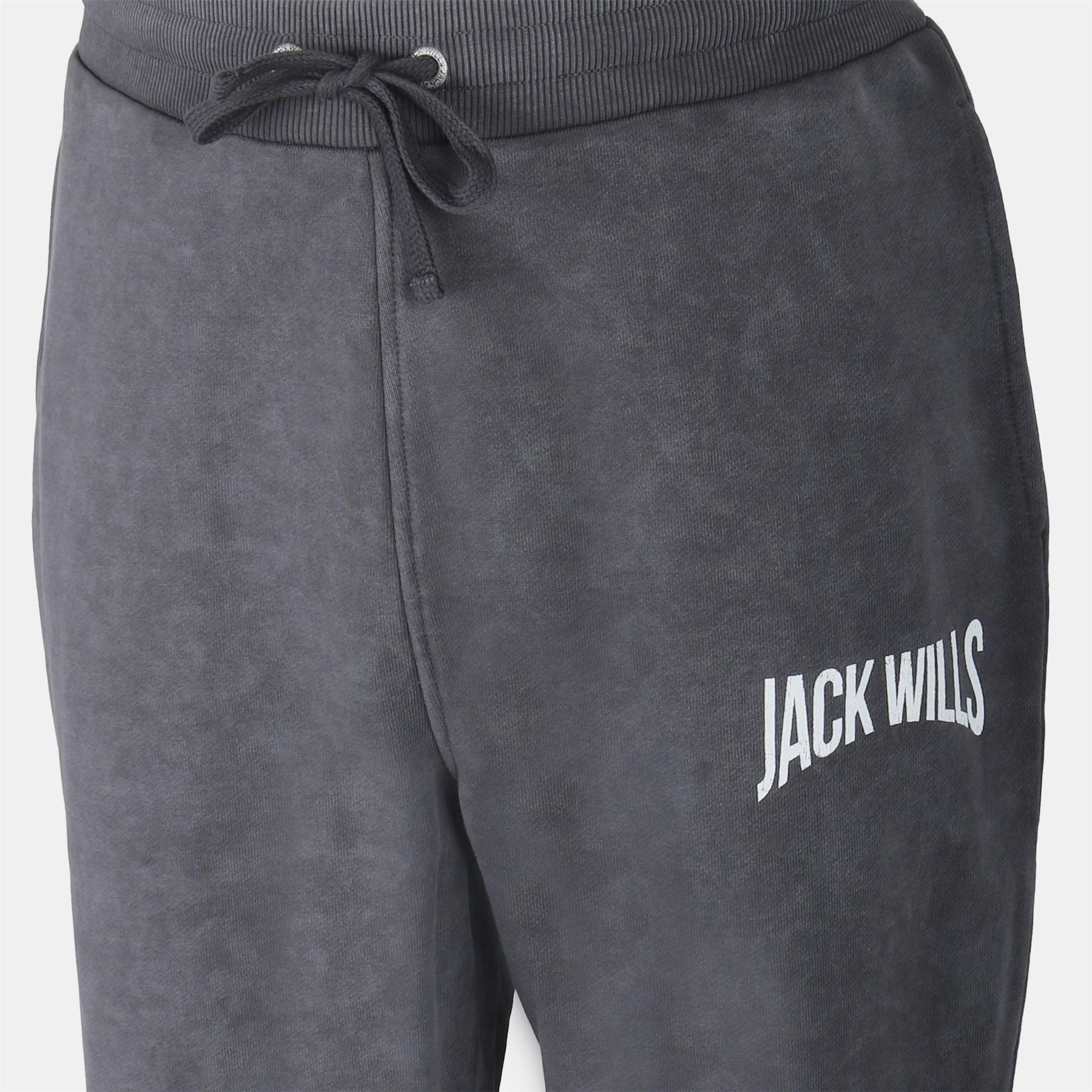 Jack Wills Solid Patterned Graphic Regular Fit Joggers