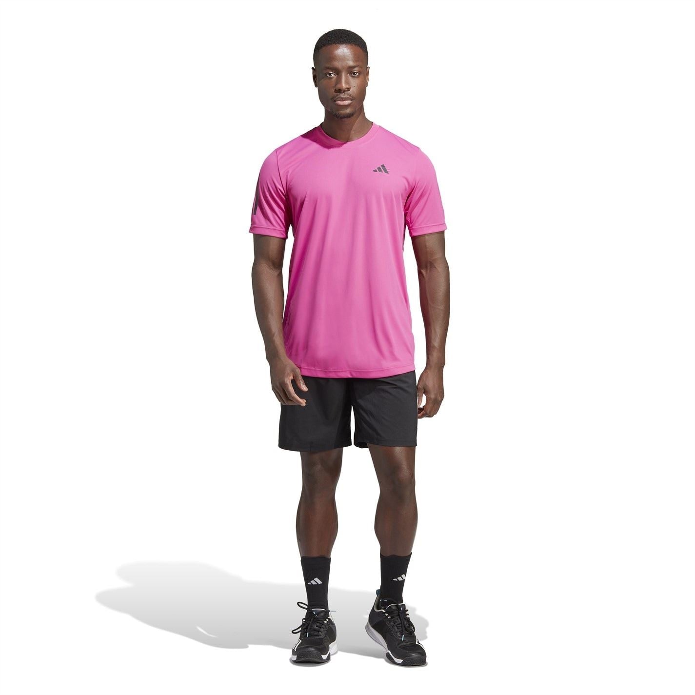 adidas Mens Club 3 Stripe Shorts