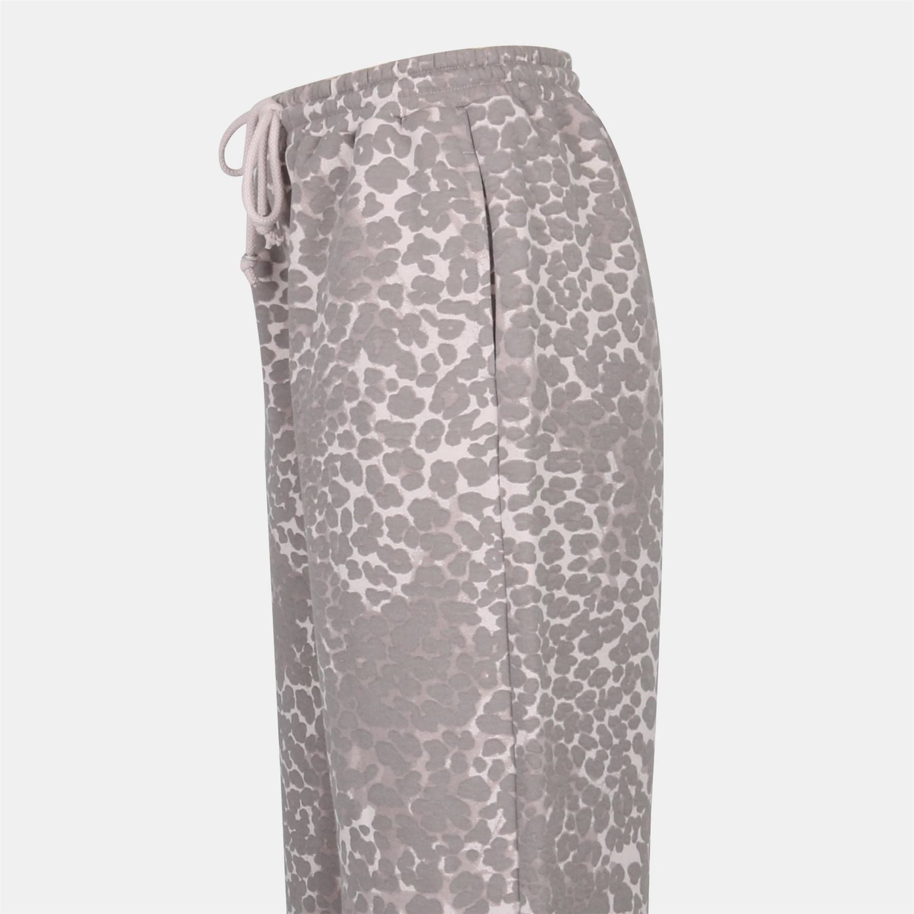 Miso Leopard Patterned Wide Leg Joggers