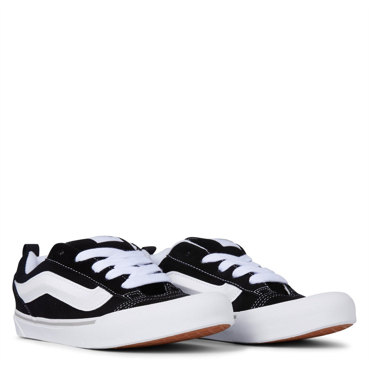Vans Knu Skool Black White Canvasas Trainers