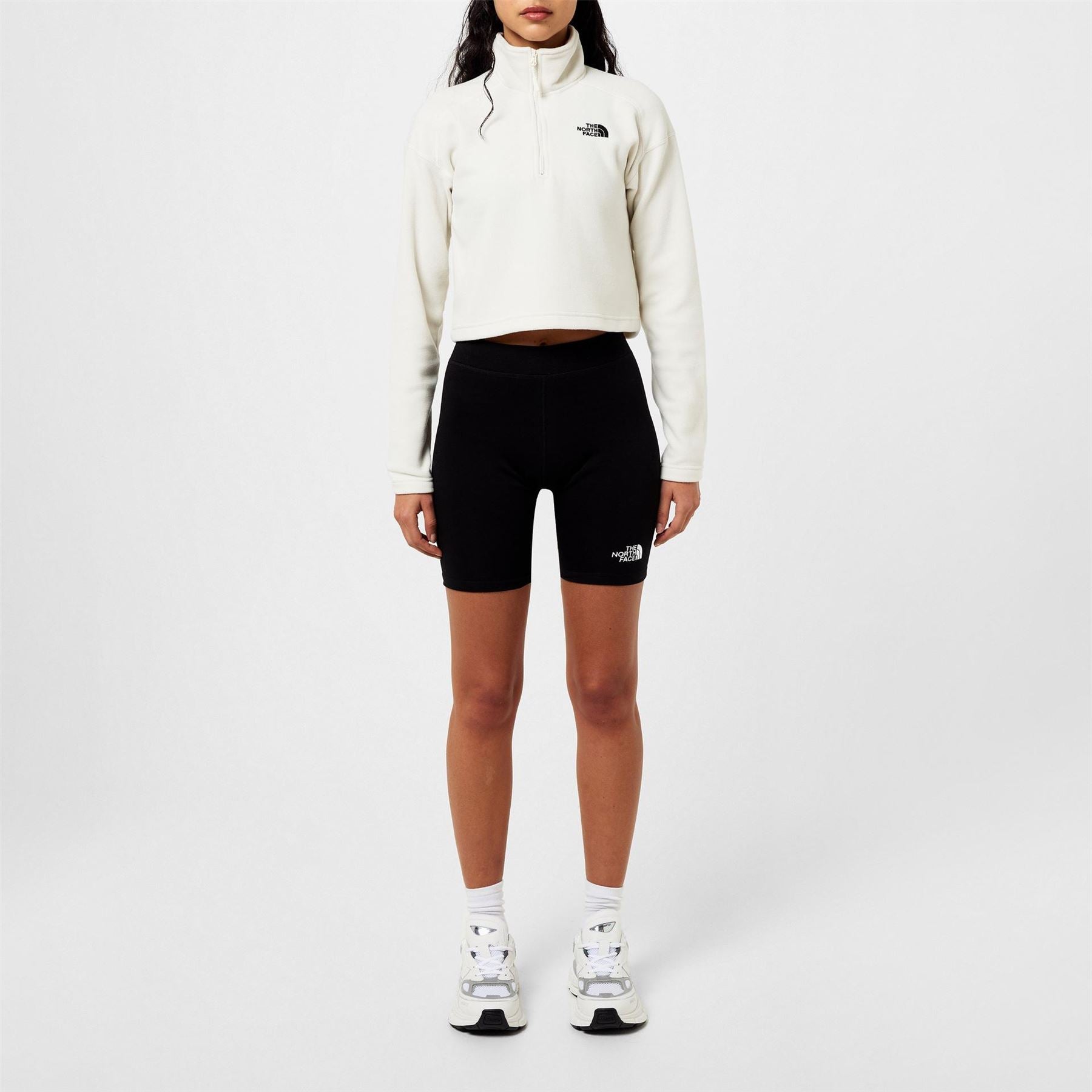 The North Face Glacier Quarter Zip Crop Fleece Top