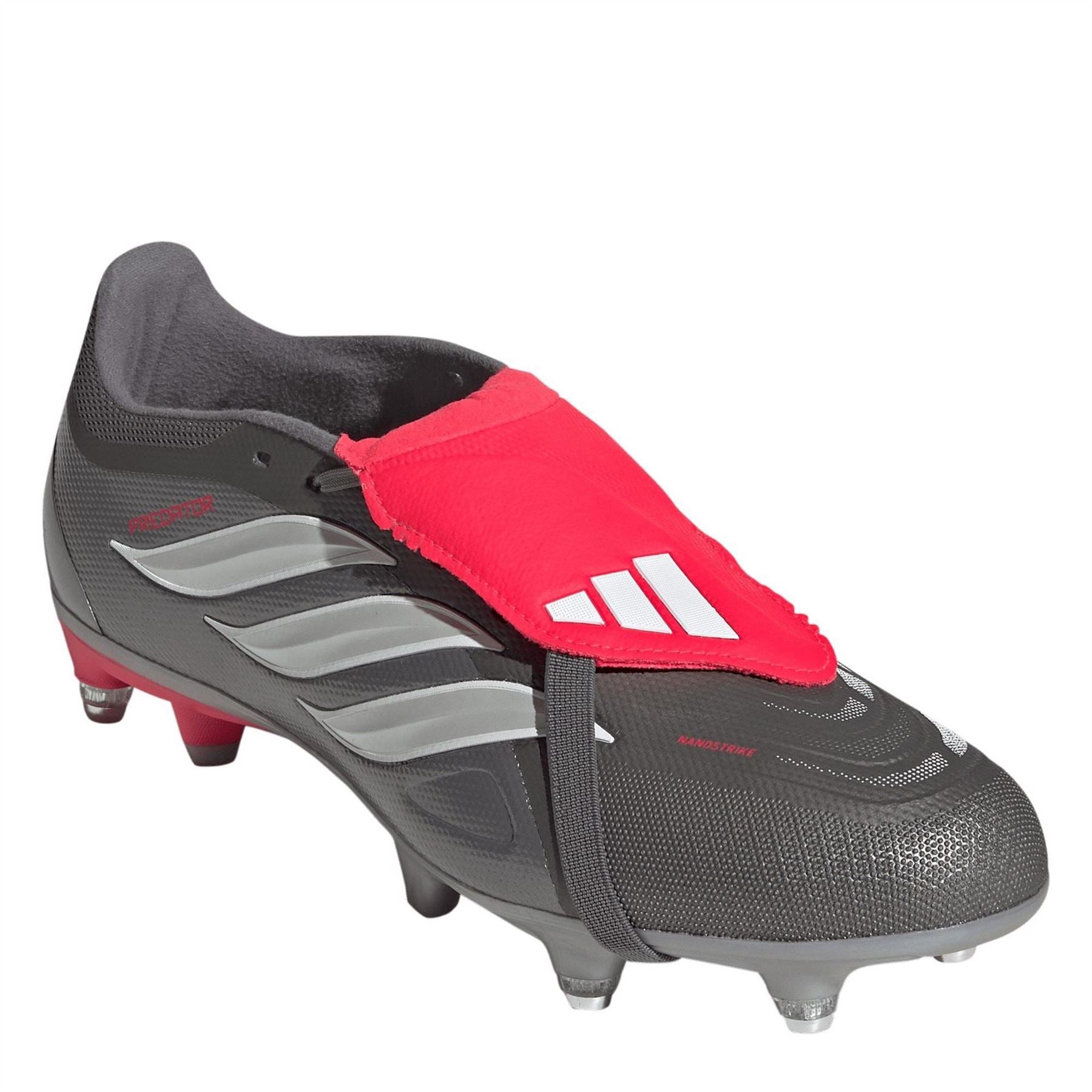 adidas Mens Predator Fold Over Tongue Academy Soft Ground Football Boots