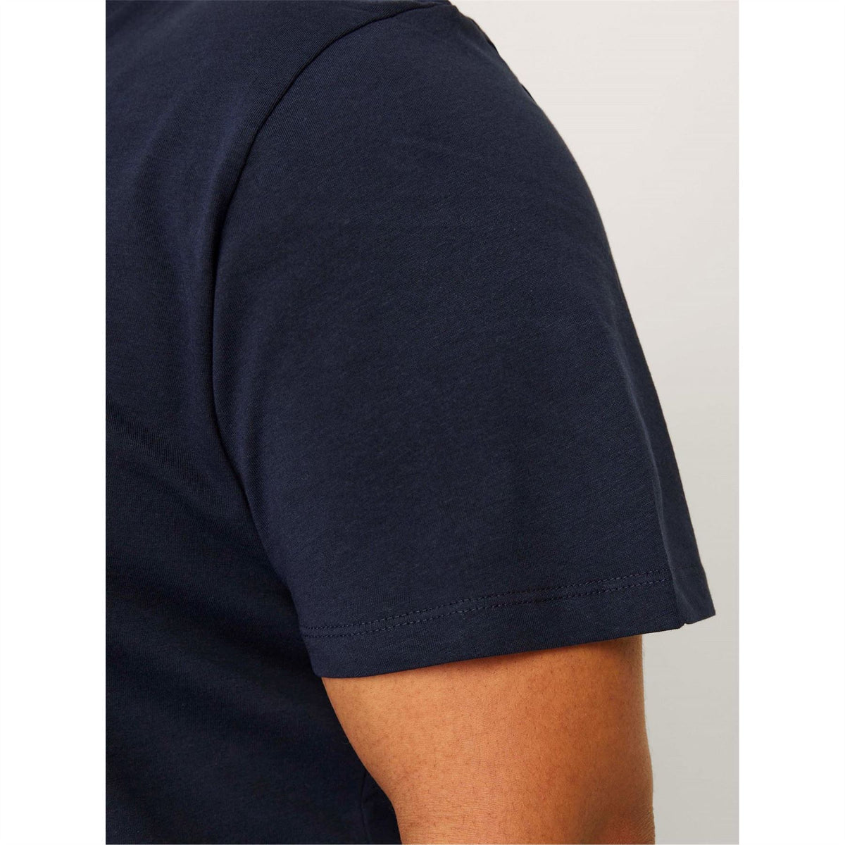 Jack and Jones Varsity Arch Lettering Crew Neck Short Sleeve T-Shirt