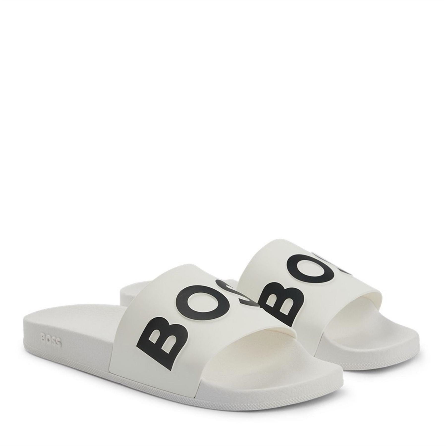 Boss Bay Logo Sliders, Branding Strap Sandals
