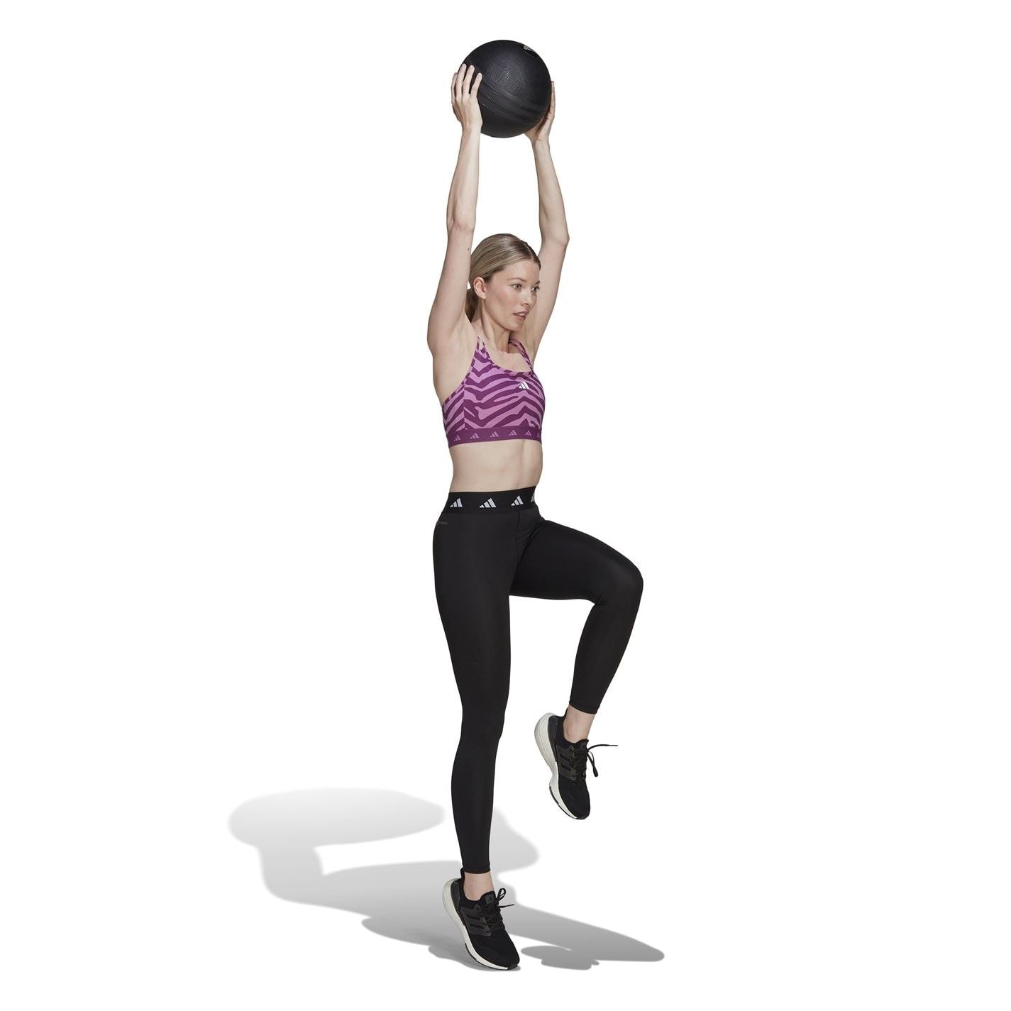 adidas Hyperglam Scoop Neck Snug Fit Bra