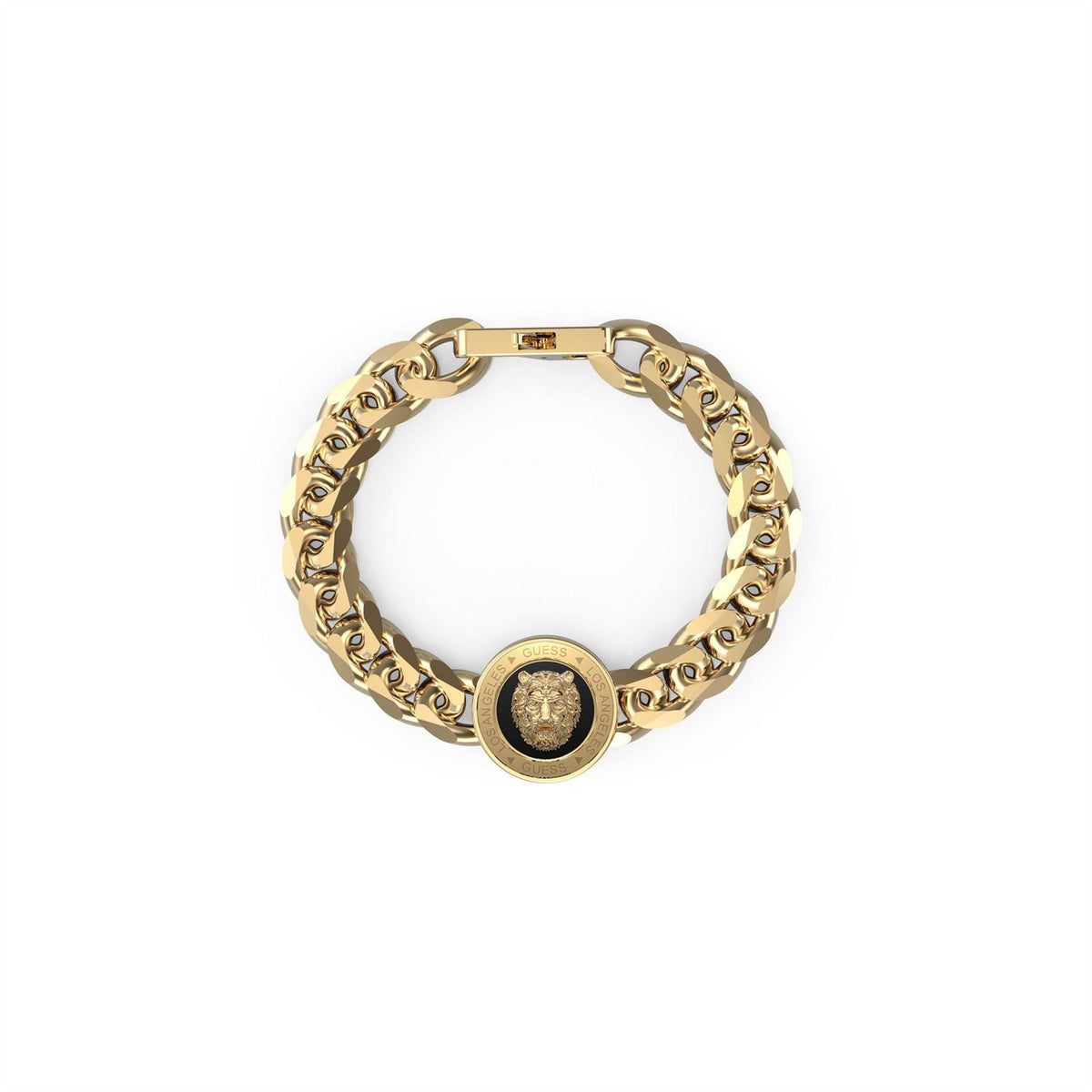 Guess Lion Coin Chain Bracelet