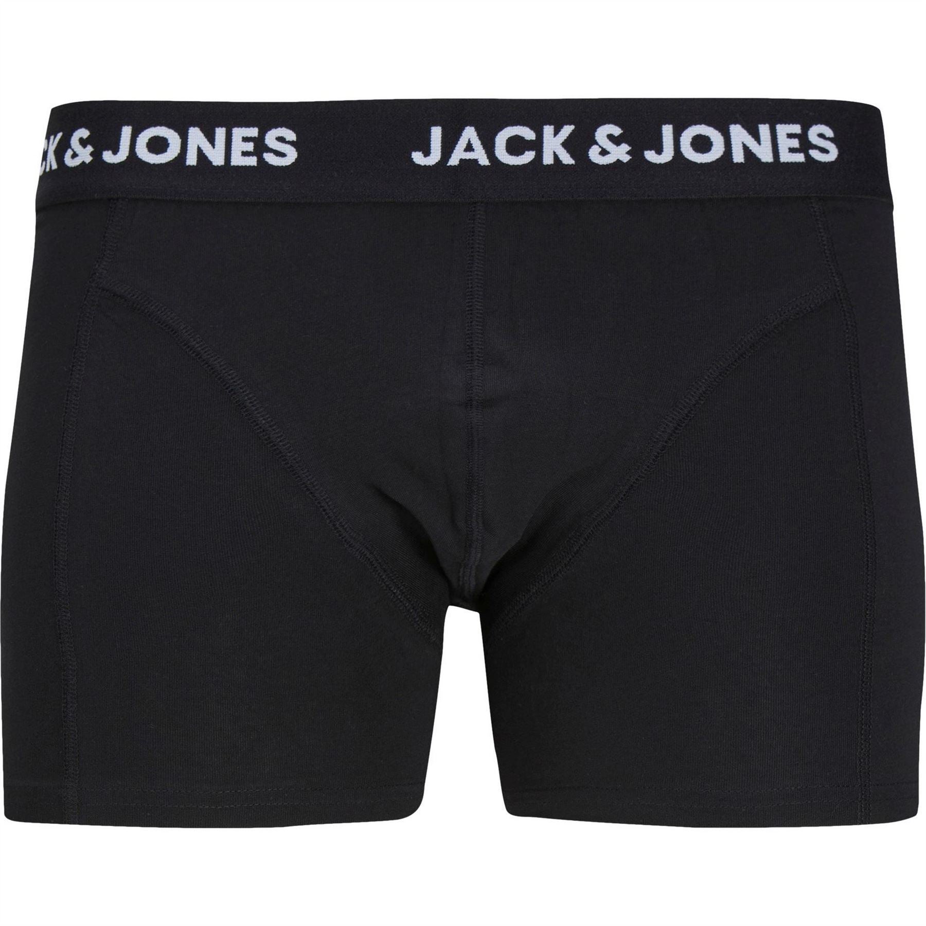 Jack and Jones Mens Anthony 3 Pack Boxer Trunk