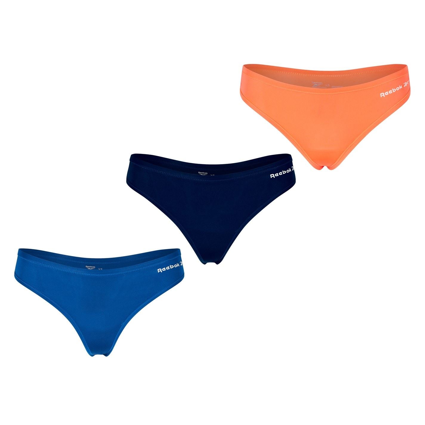 Reebok Womens 3 Pack Thong Agatha