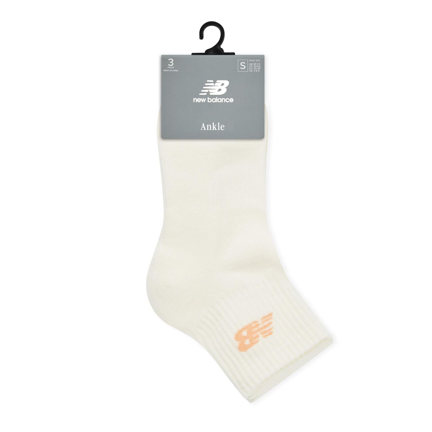 New Balance Everyday Ankle Socks 3 Pack Adults