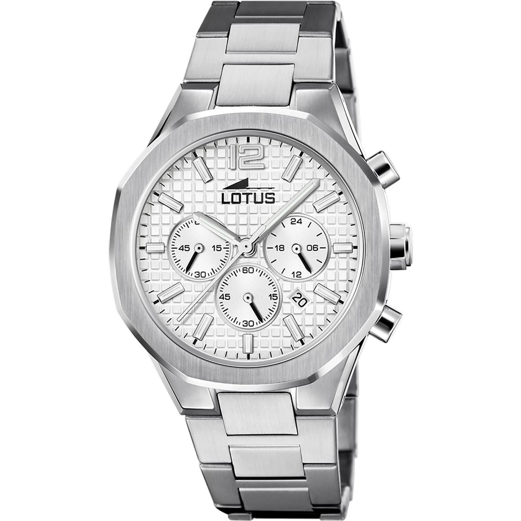 Lotus Steel Sports Analogue Bracelet Strap Watch