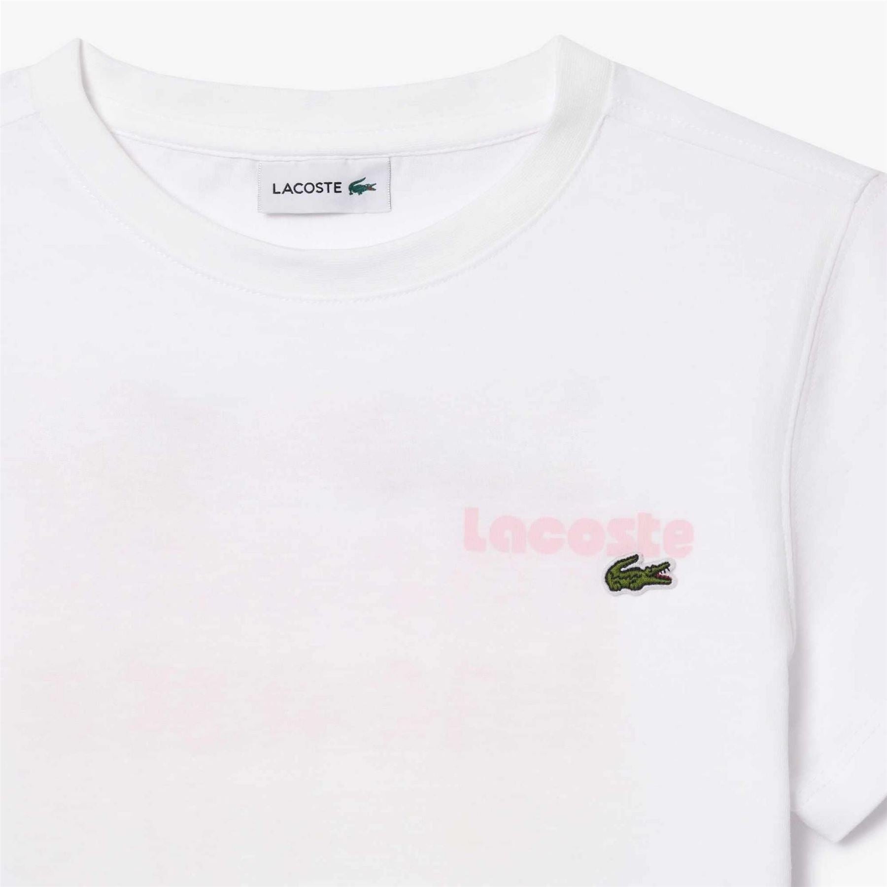 Lacoste Lacoste Lettering Crew Neck T-Shirt